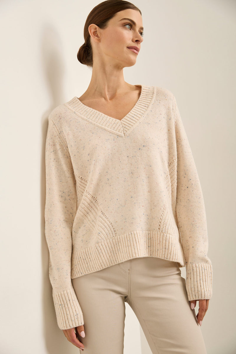 V neck cropped sweater TRISTAN Canada