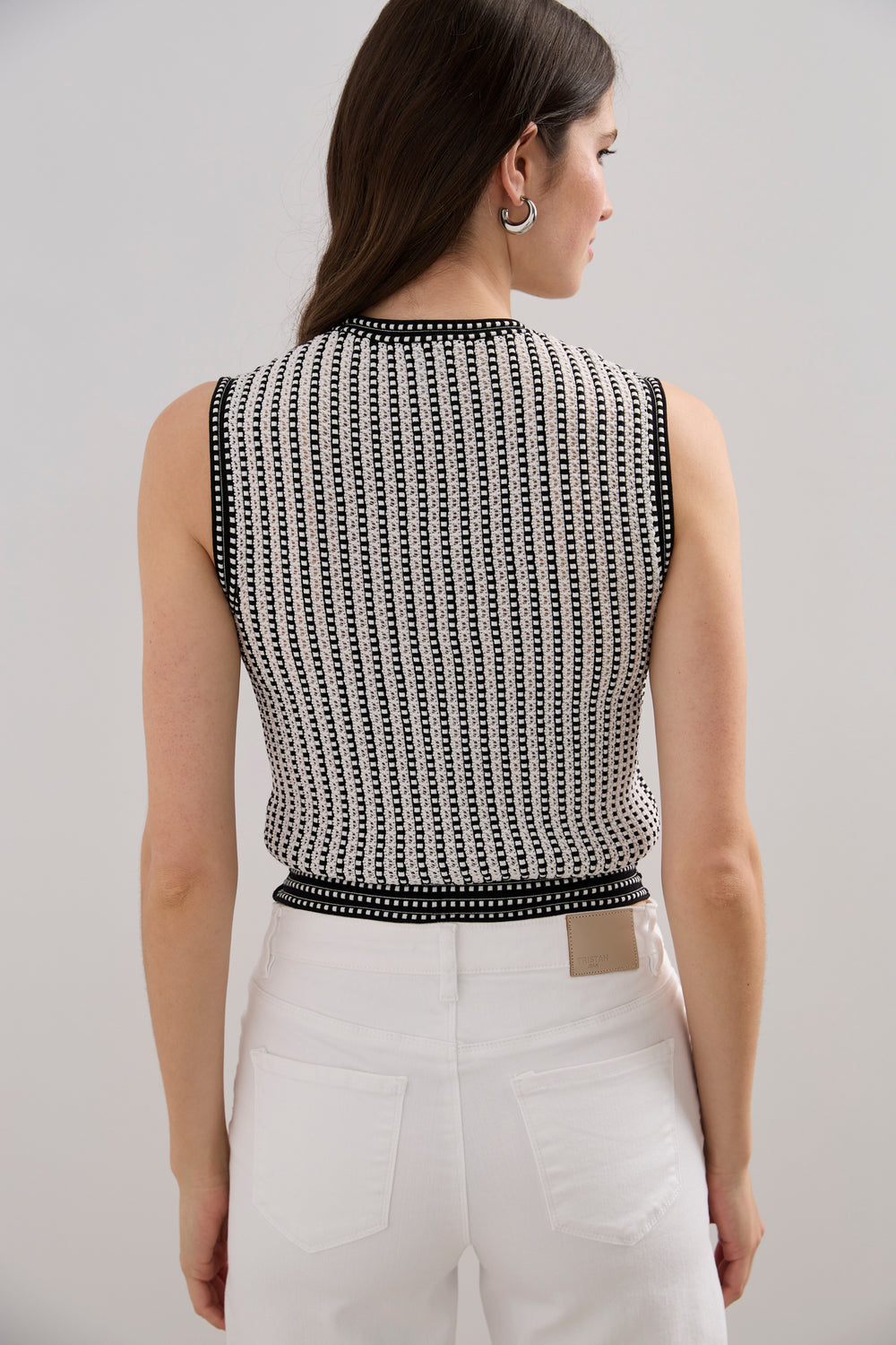 Haut en crochet texturé