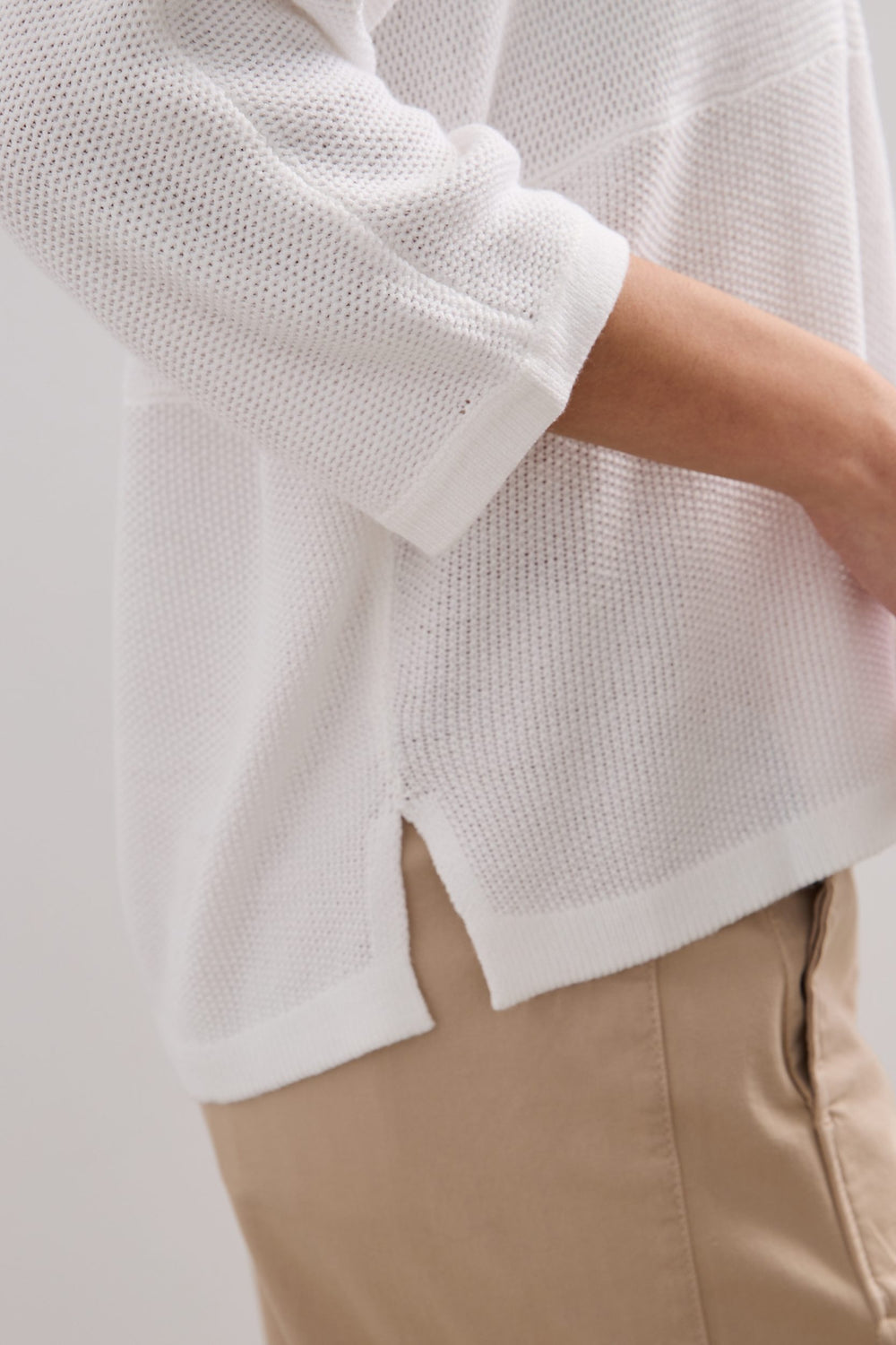Pull manche dolman en maille