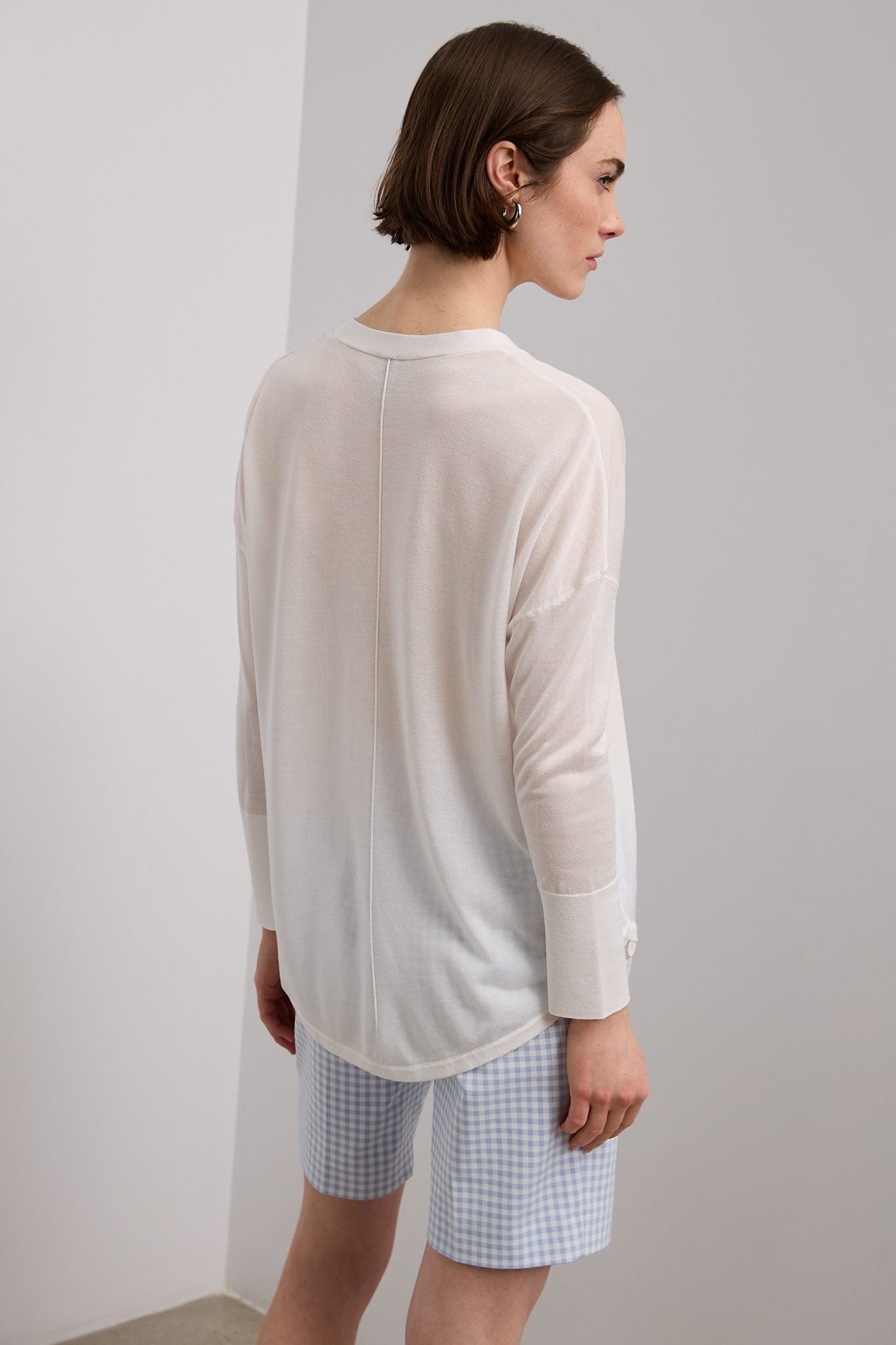 Cardigan noué au devant