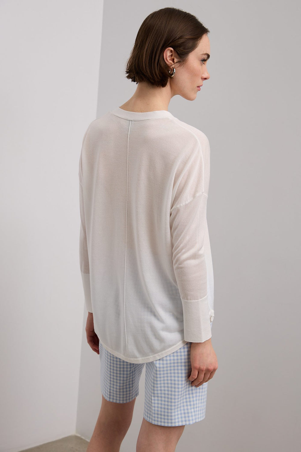 Cardigan noué au devant