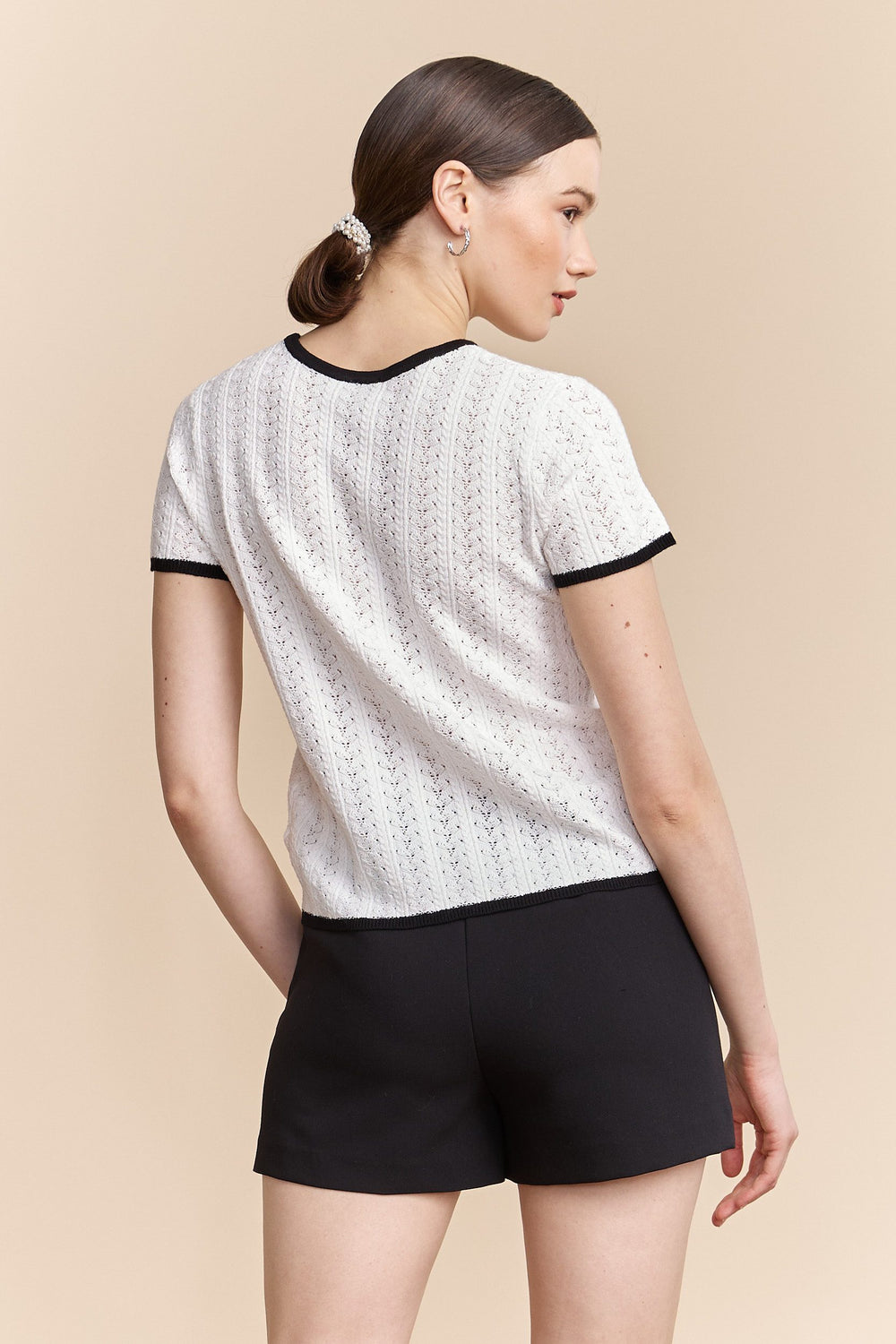 Knit t-shirt