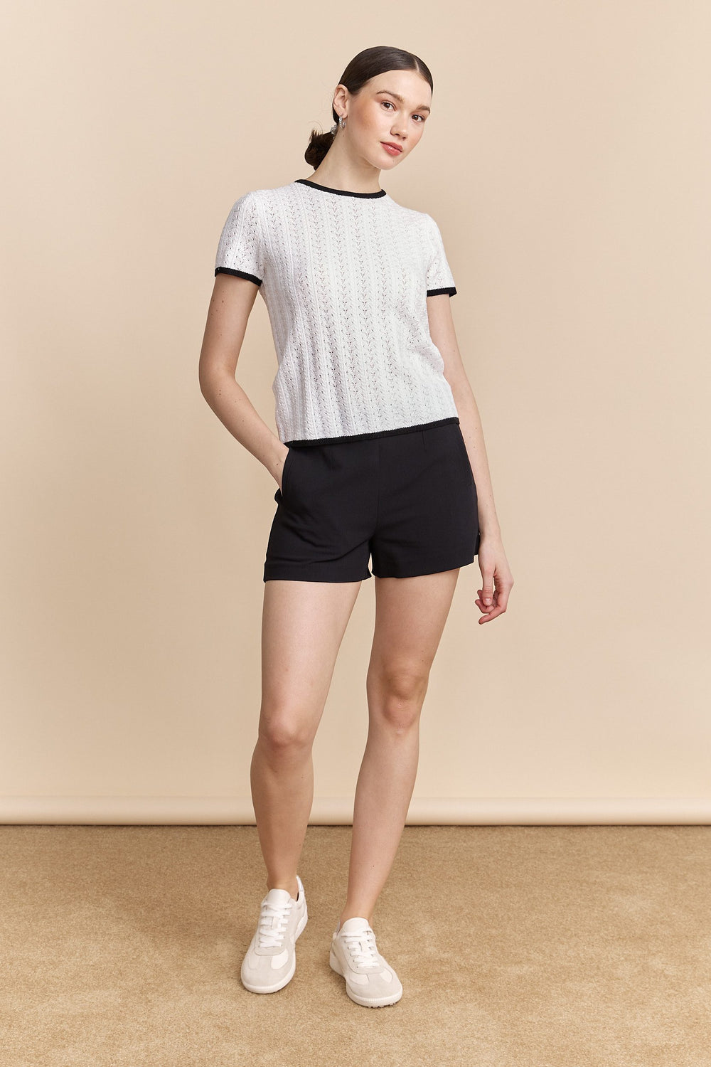 Knit t-shirt
