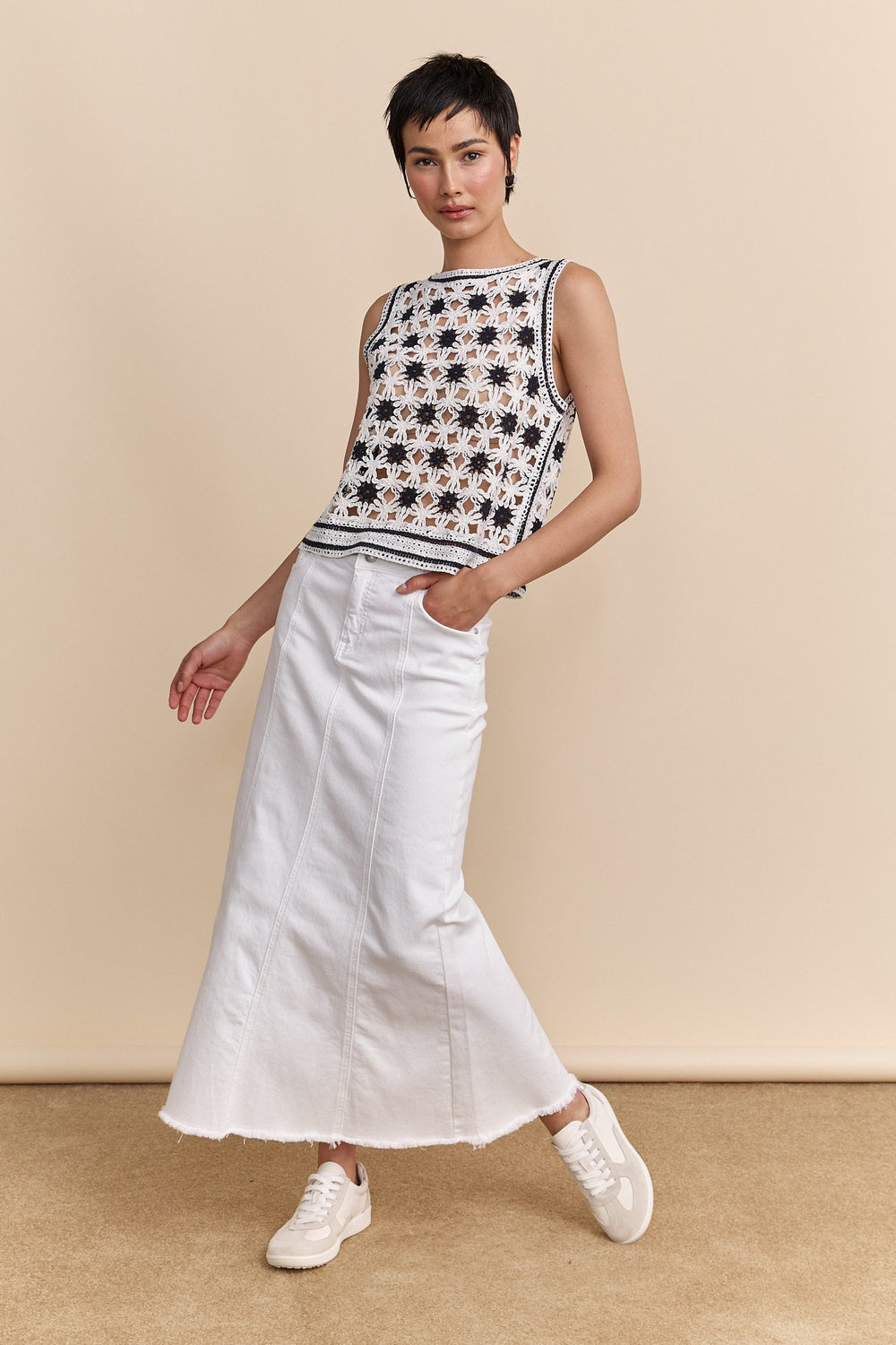 Haut en crochet
