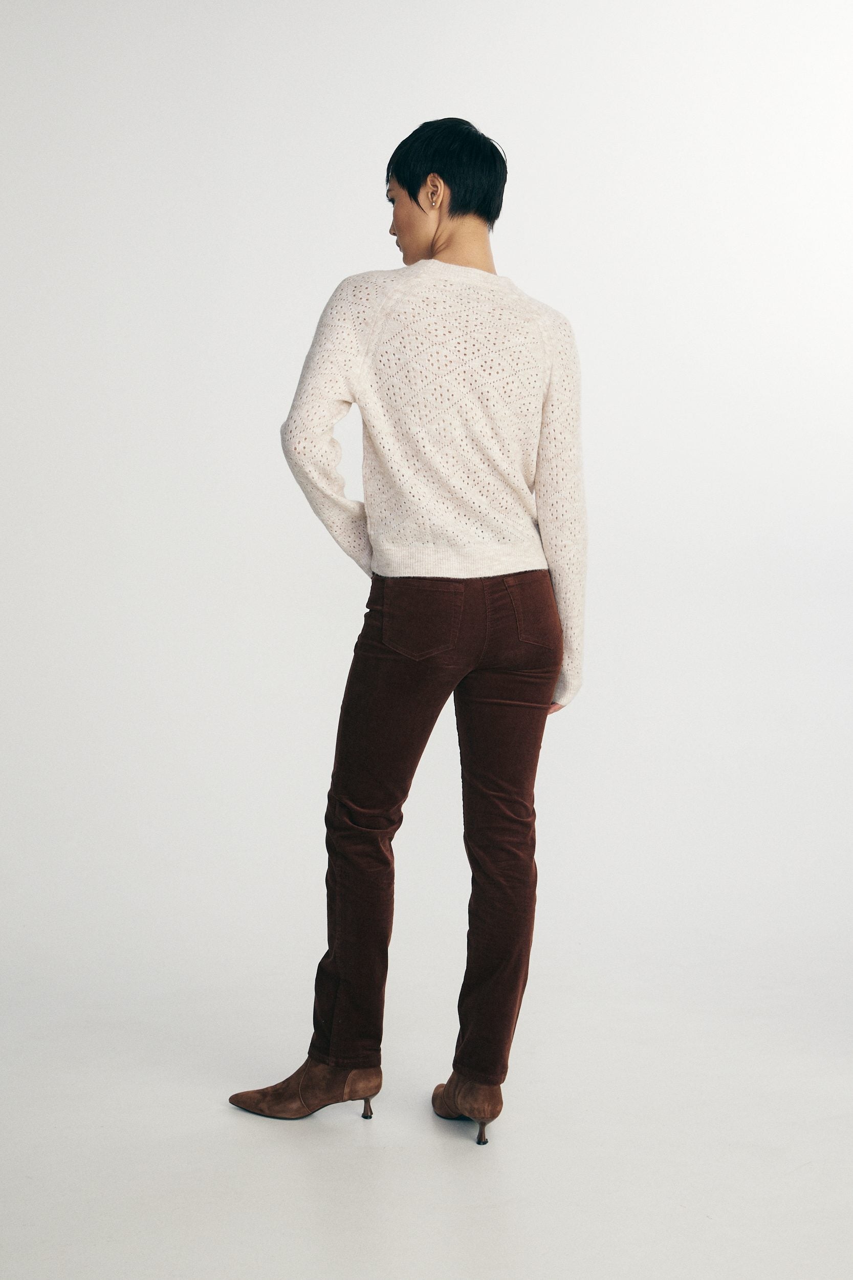 Soft crew neck sweater