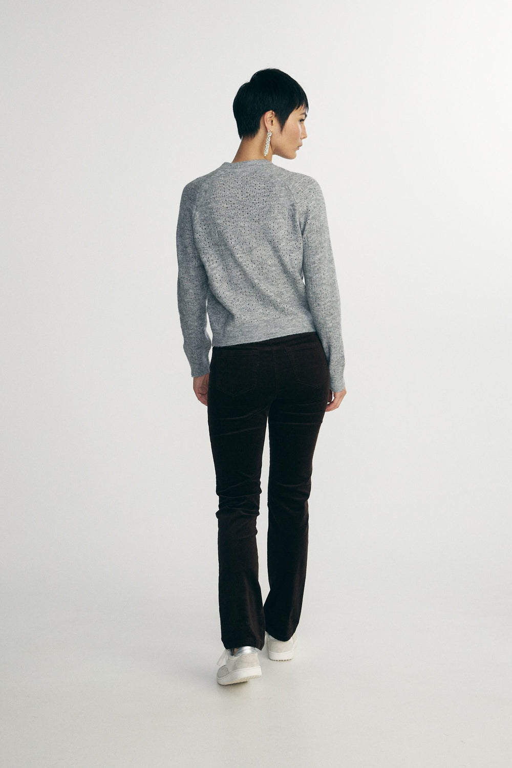 Soft crew neck sweater