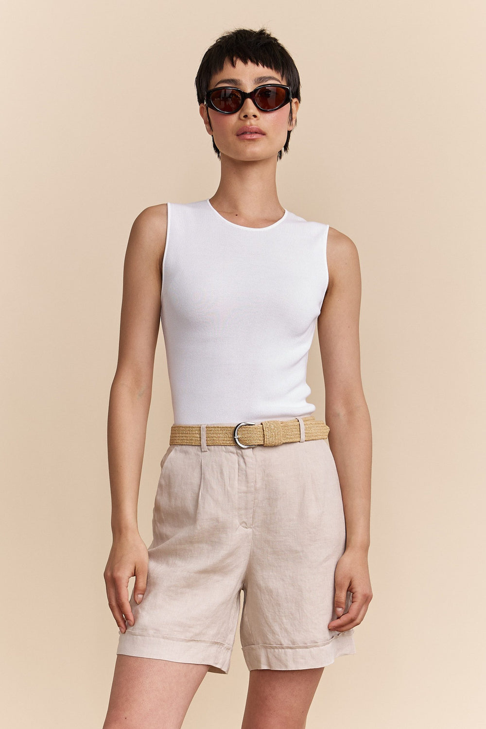 Knit tank top