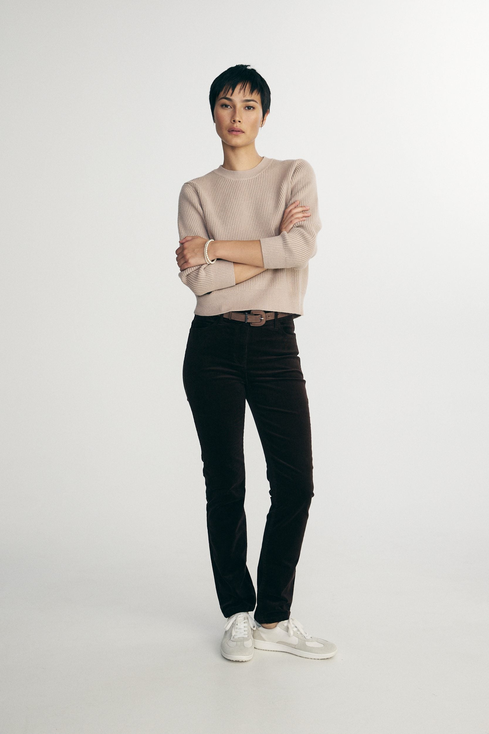 Relaxed crew neck sweater