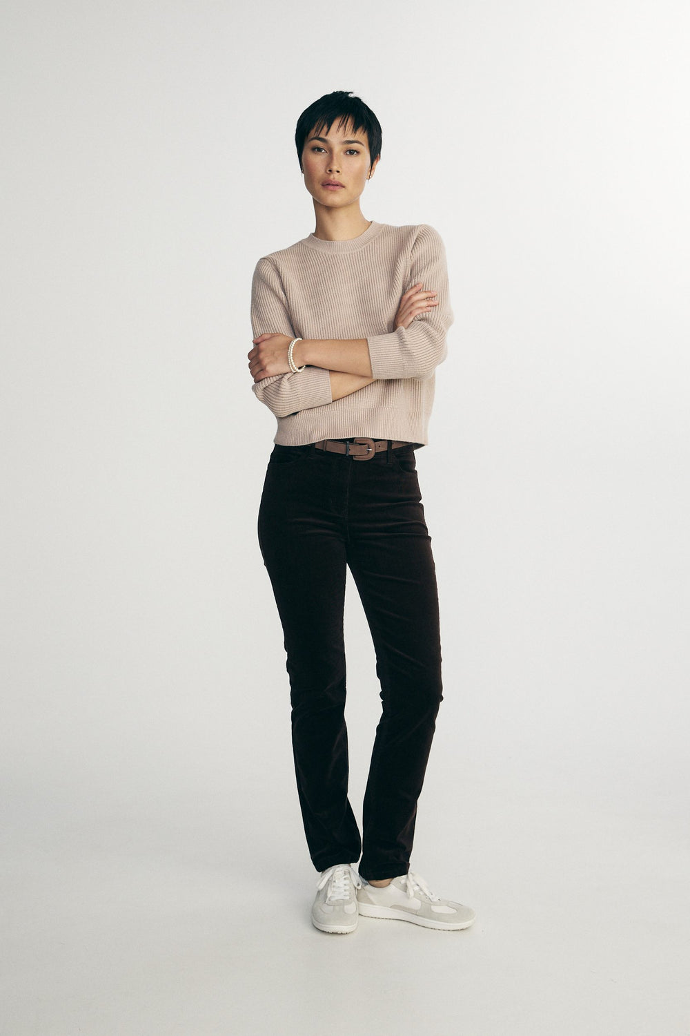 Relaxed crew neck sweater