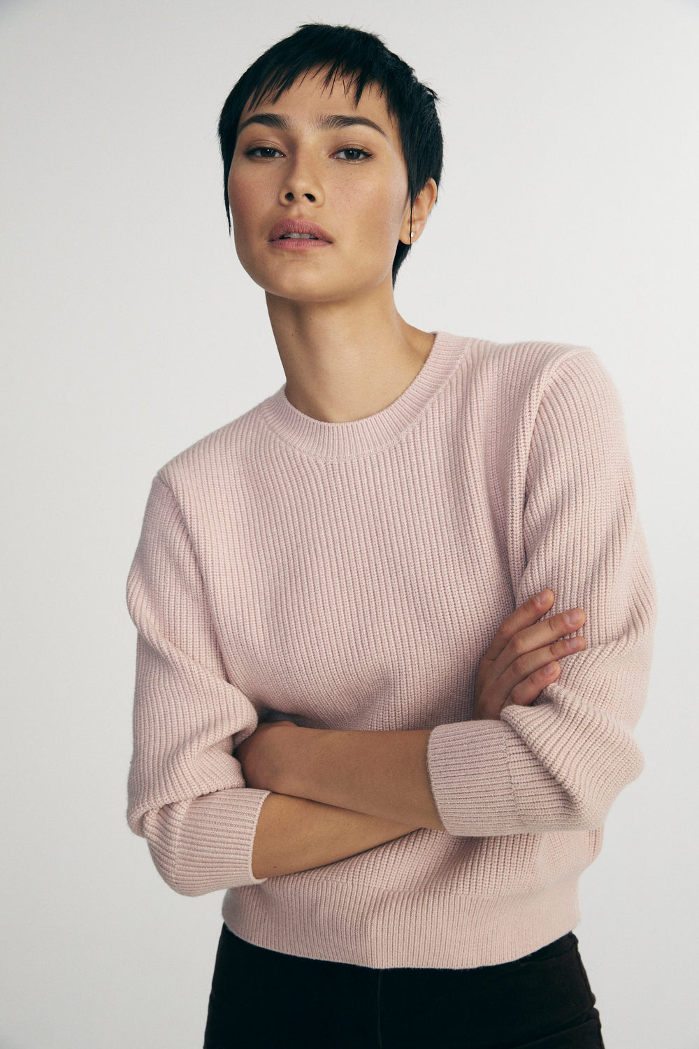 Relaxed crew neck sweater