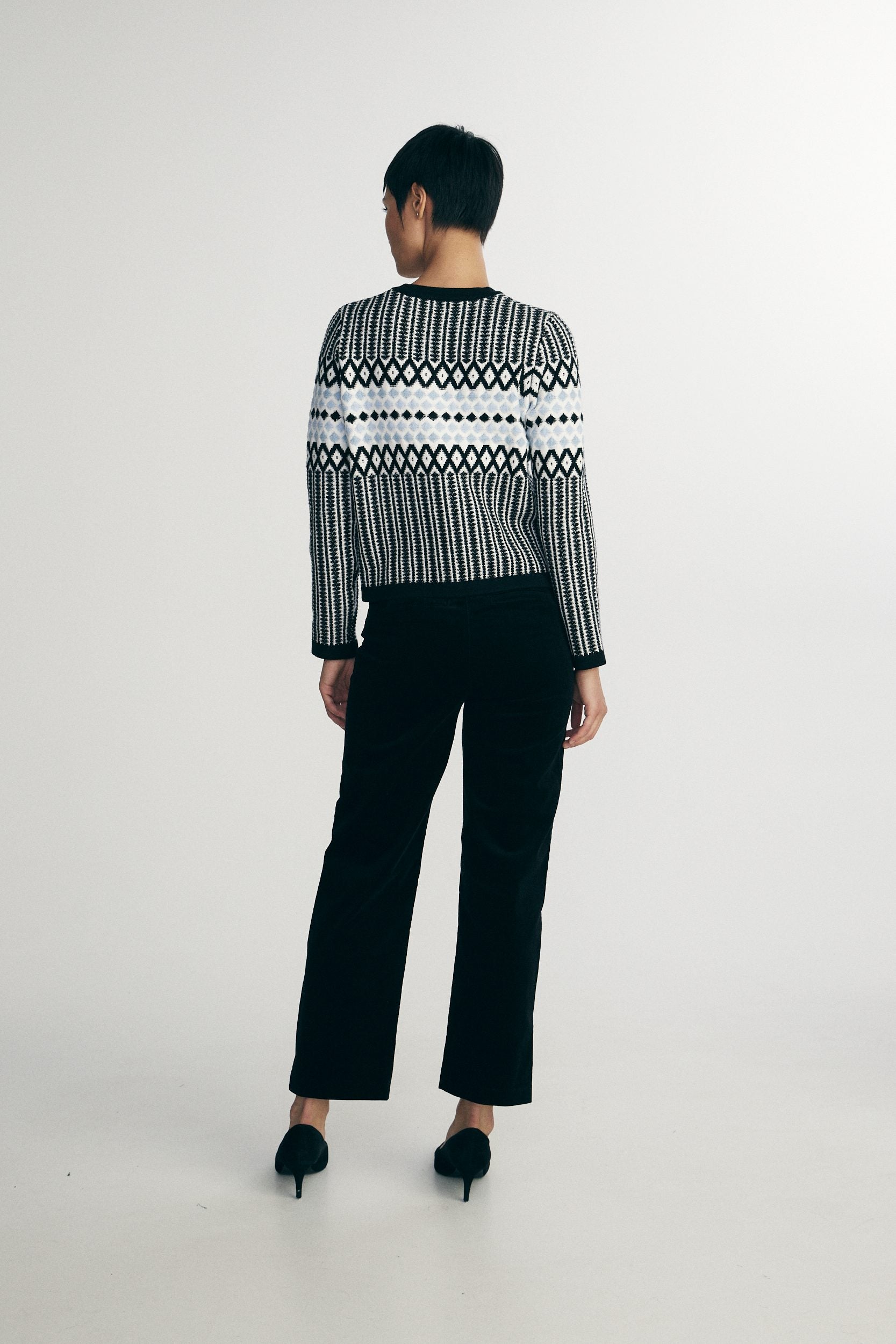 Jacquard cardigan