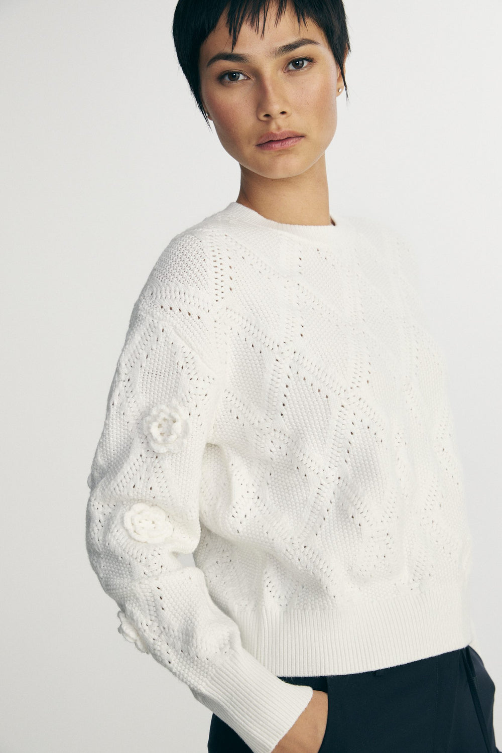Crew neck sweater