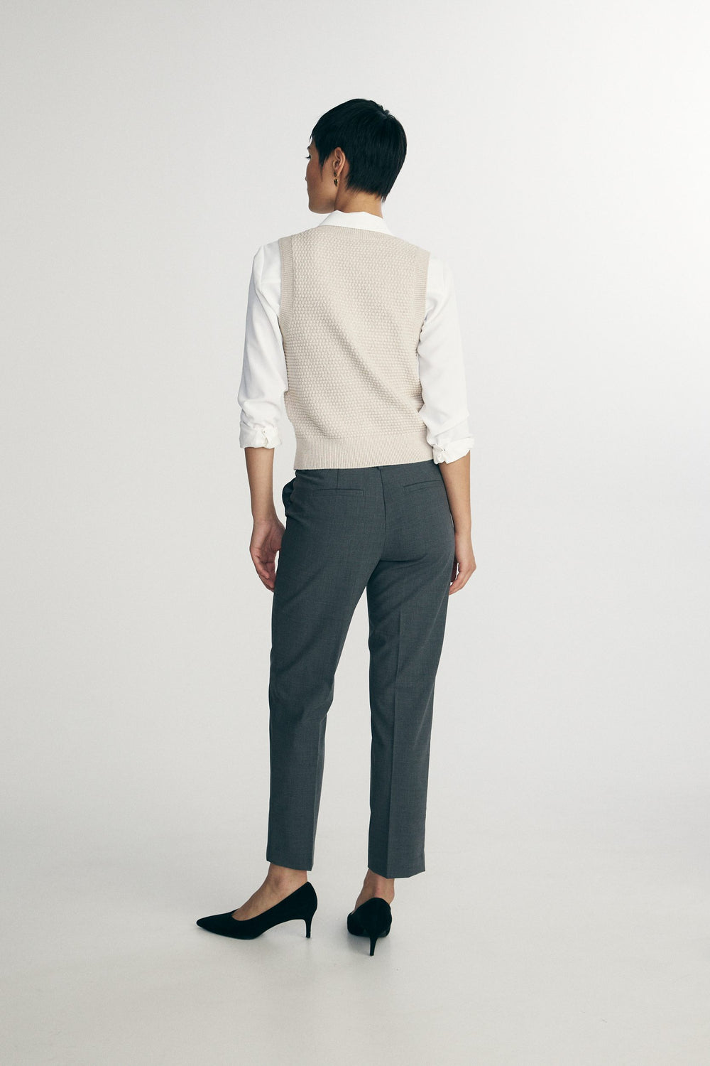 Sleeveless sweater
