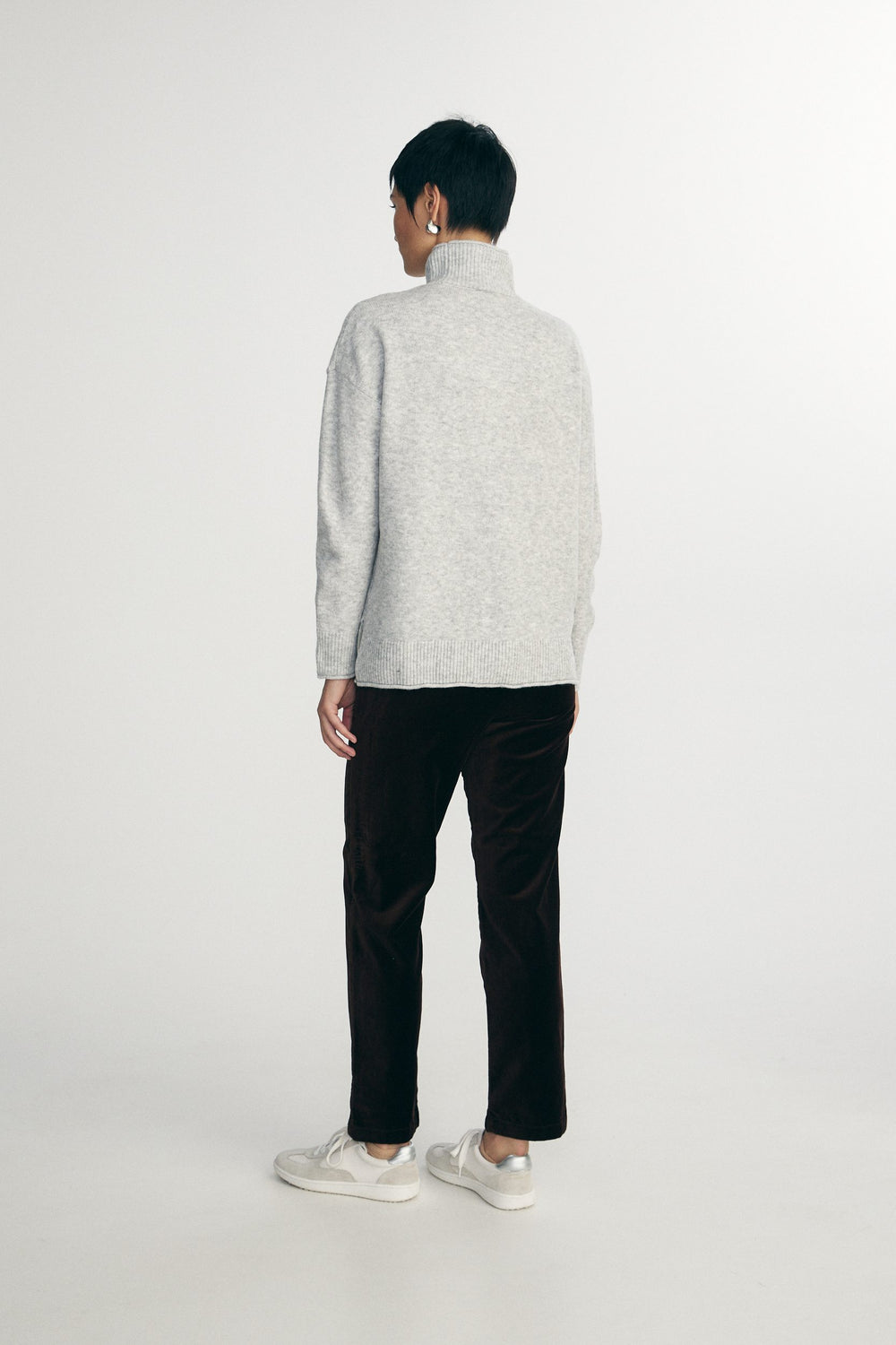 Mock neck sweater