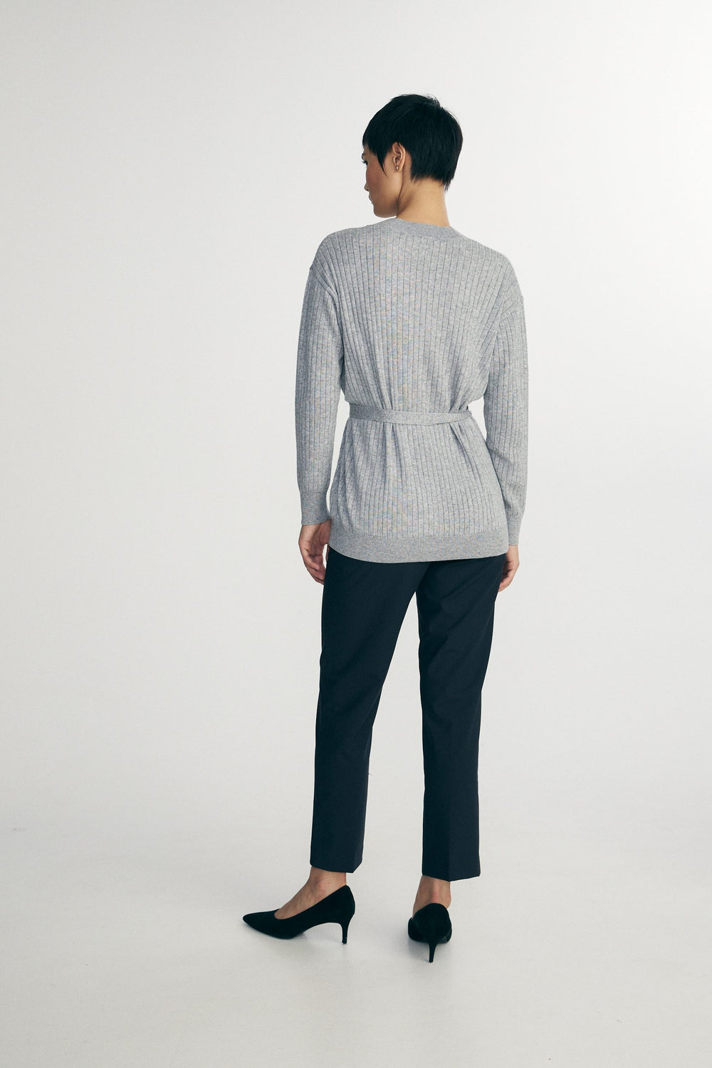 Cardigan ample avec ceinture