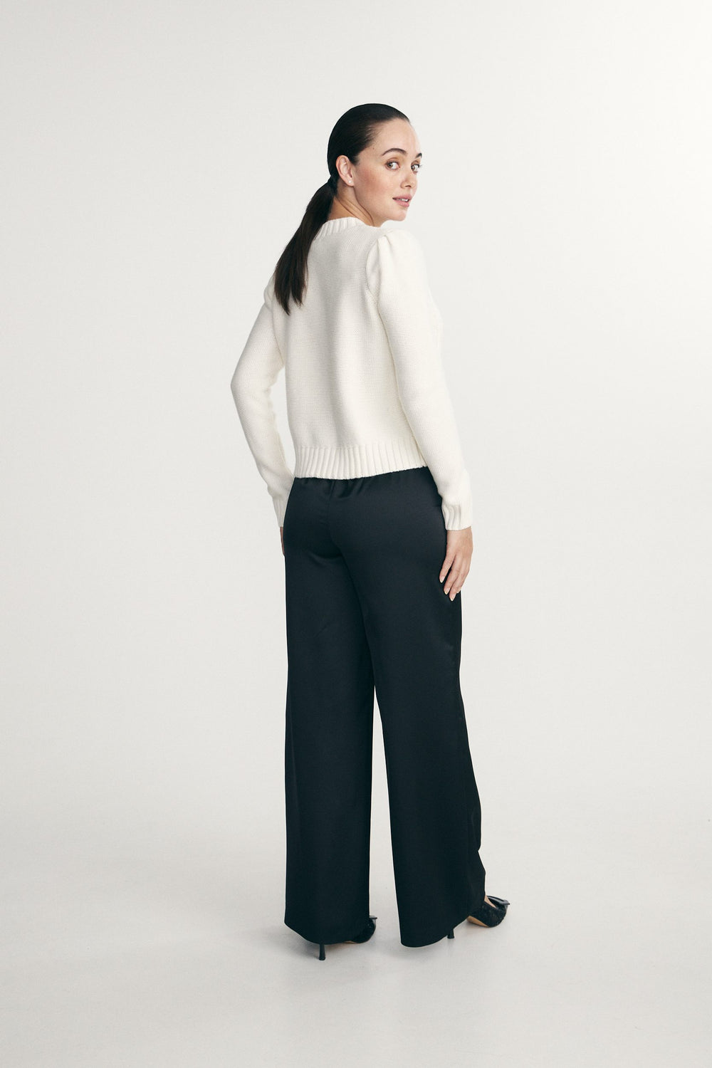 Textured knit cardigan