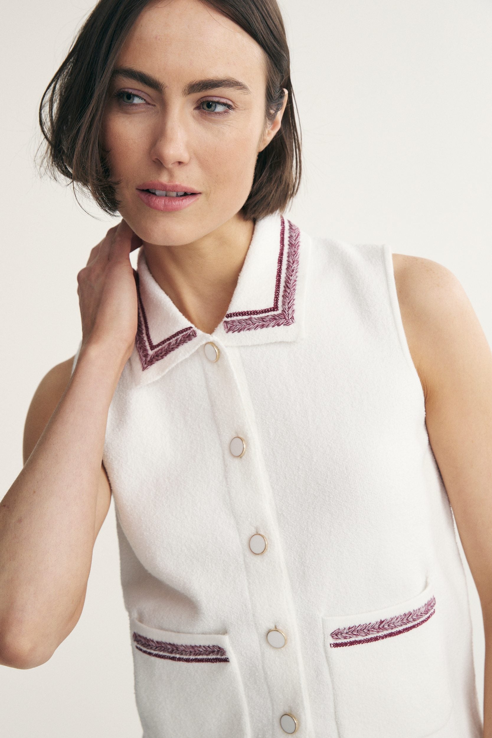 Cardigan sans manche