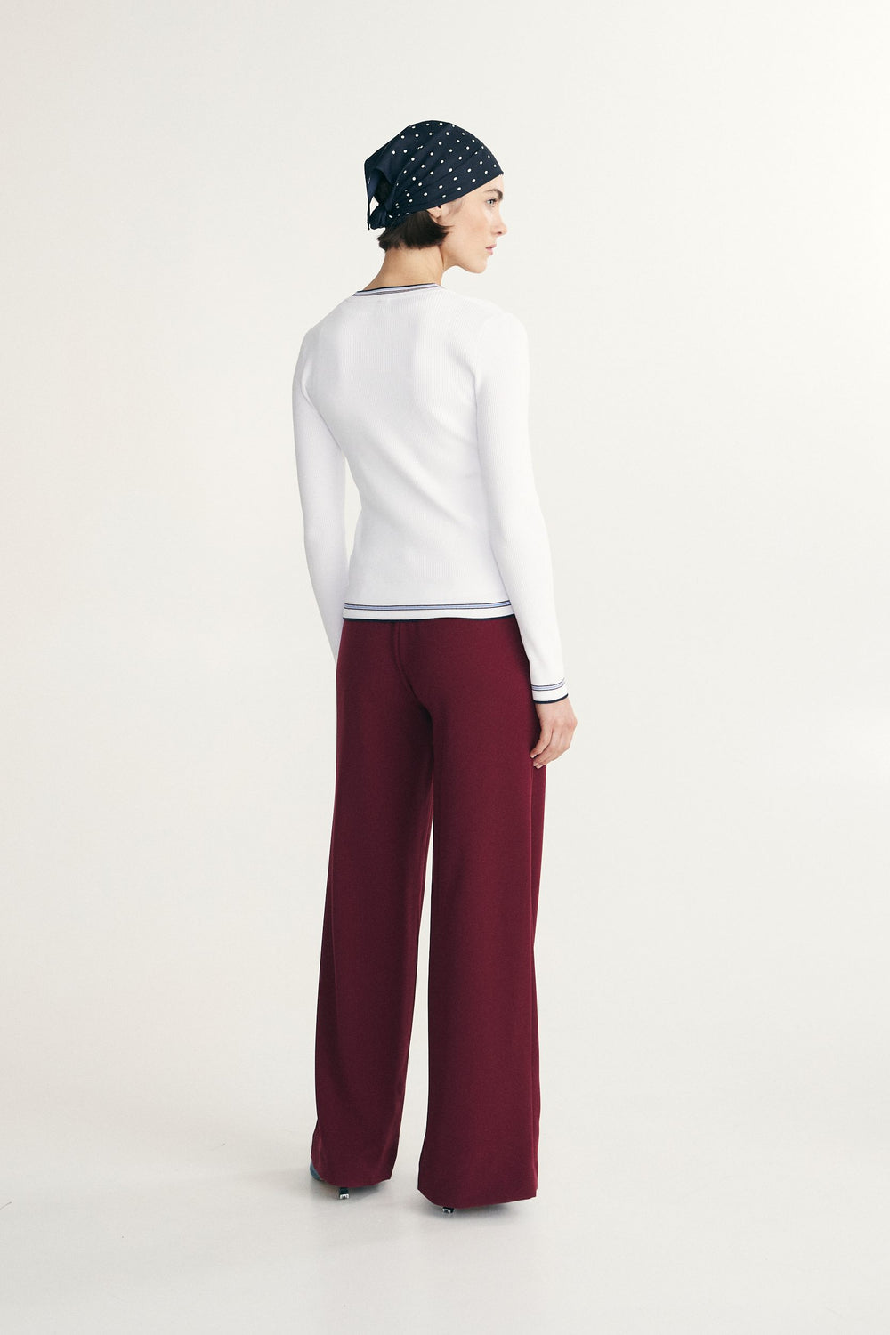 Cardigan with contrasting detail