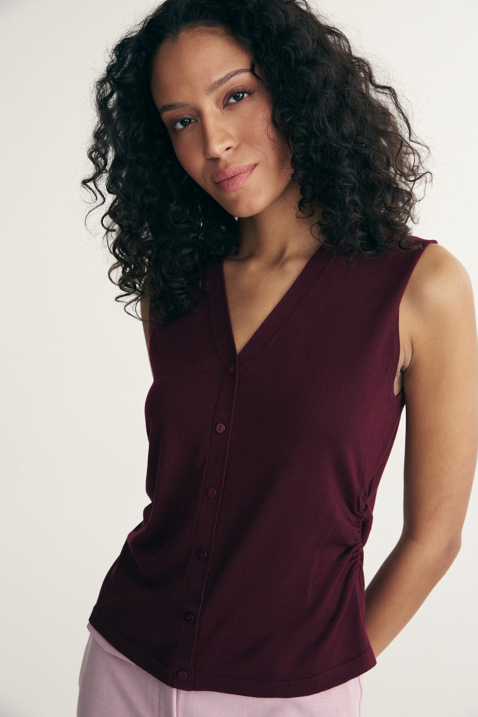 Cardigan sans manche