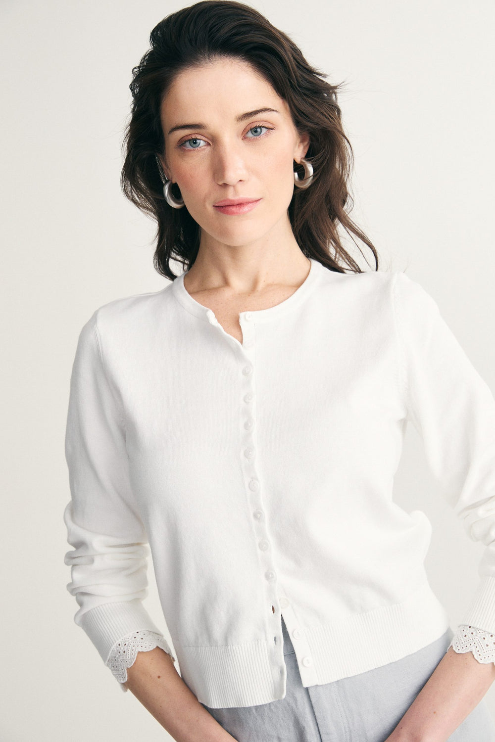 Cardigan avec broderie