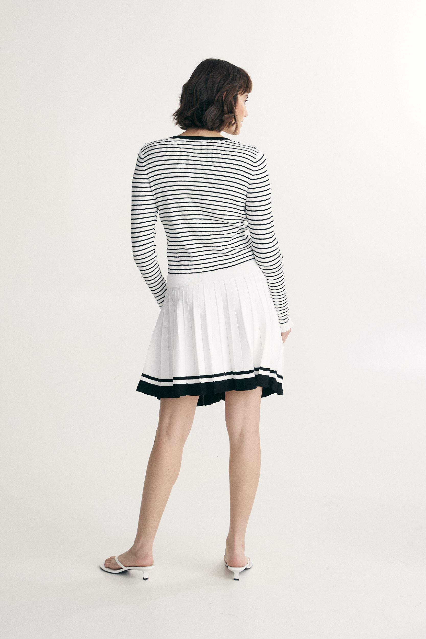 Cardigan rayé