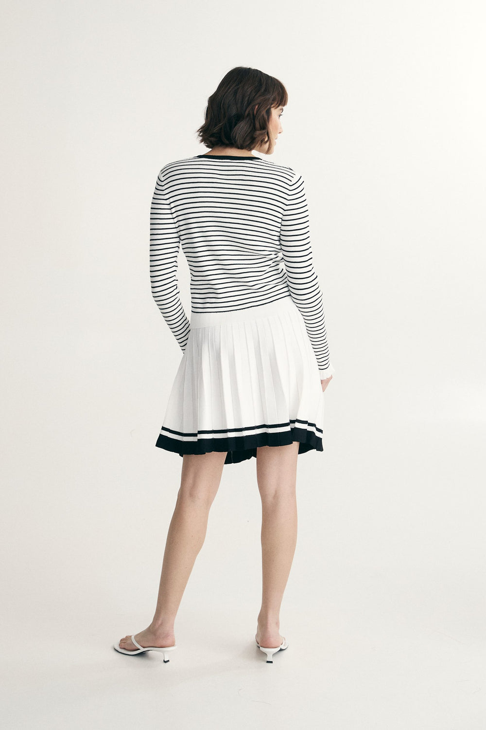 Cardigan rayé