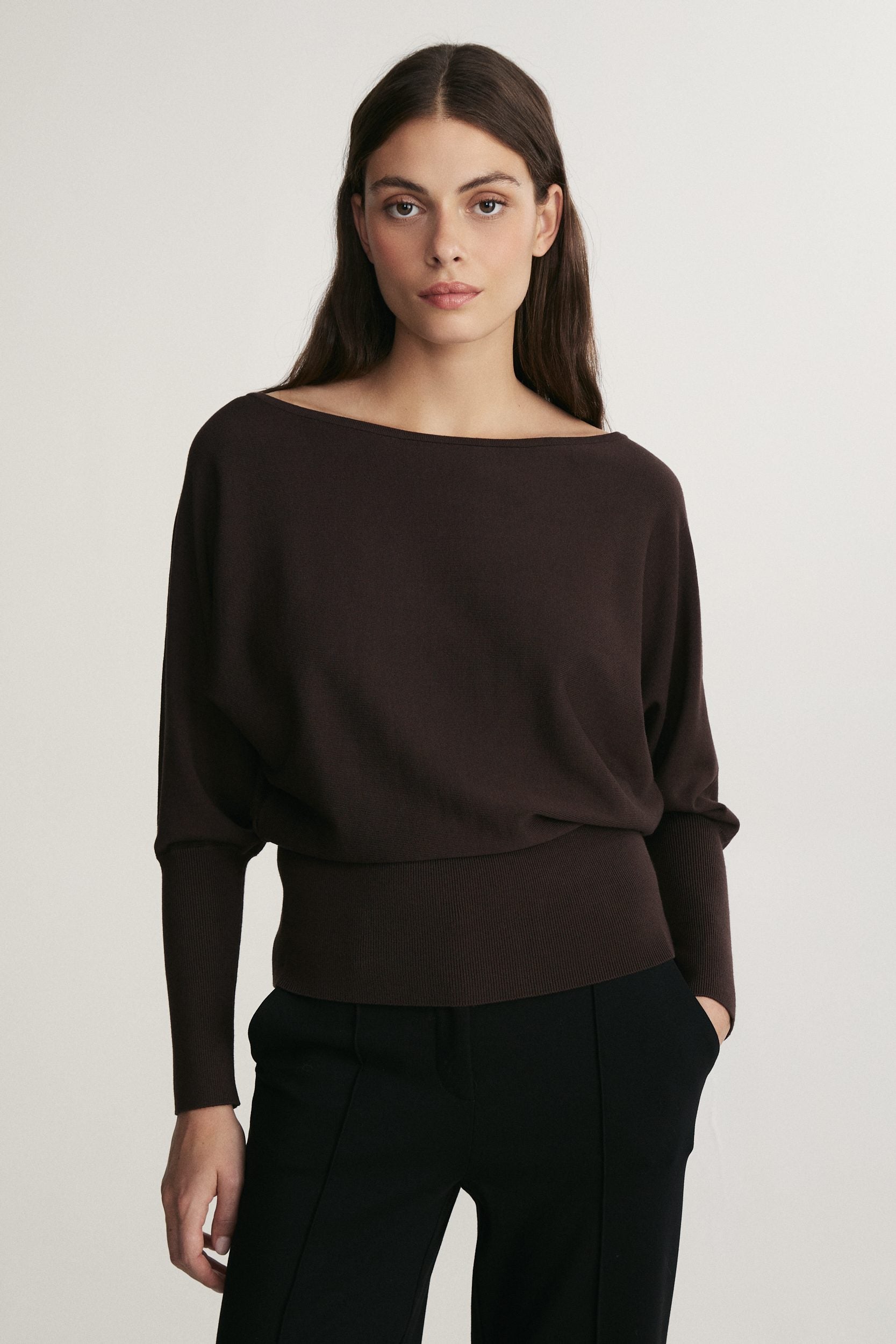 Off shoulder sweater