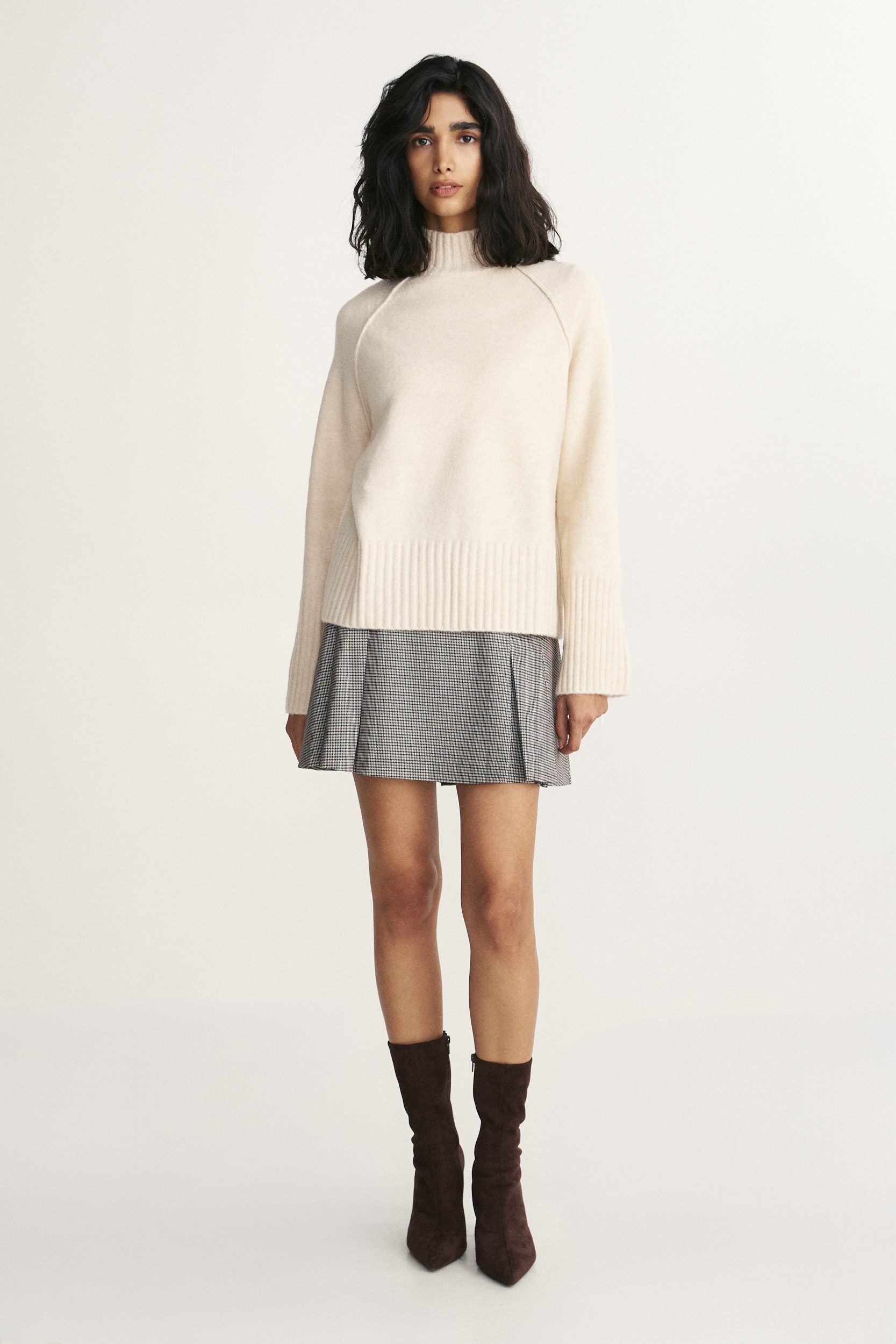 Mock neck sweater
