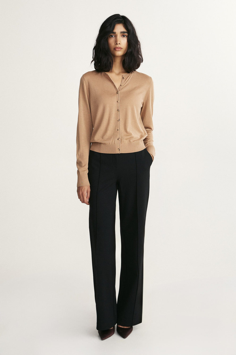 Merino wool cardigan