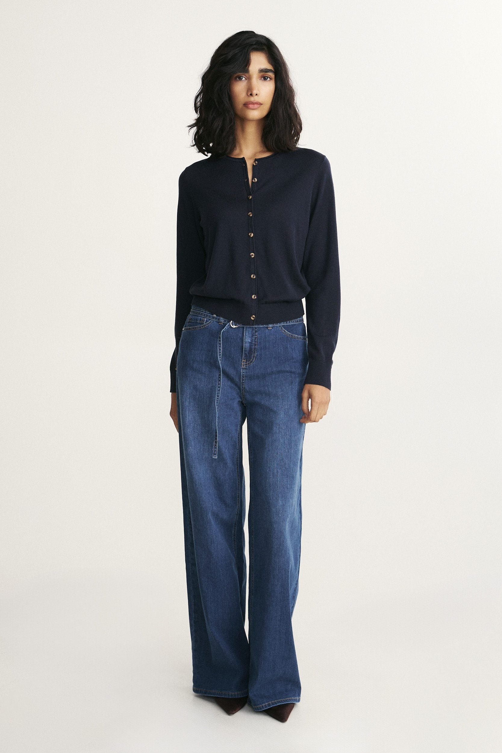 Merino wool cardigan