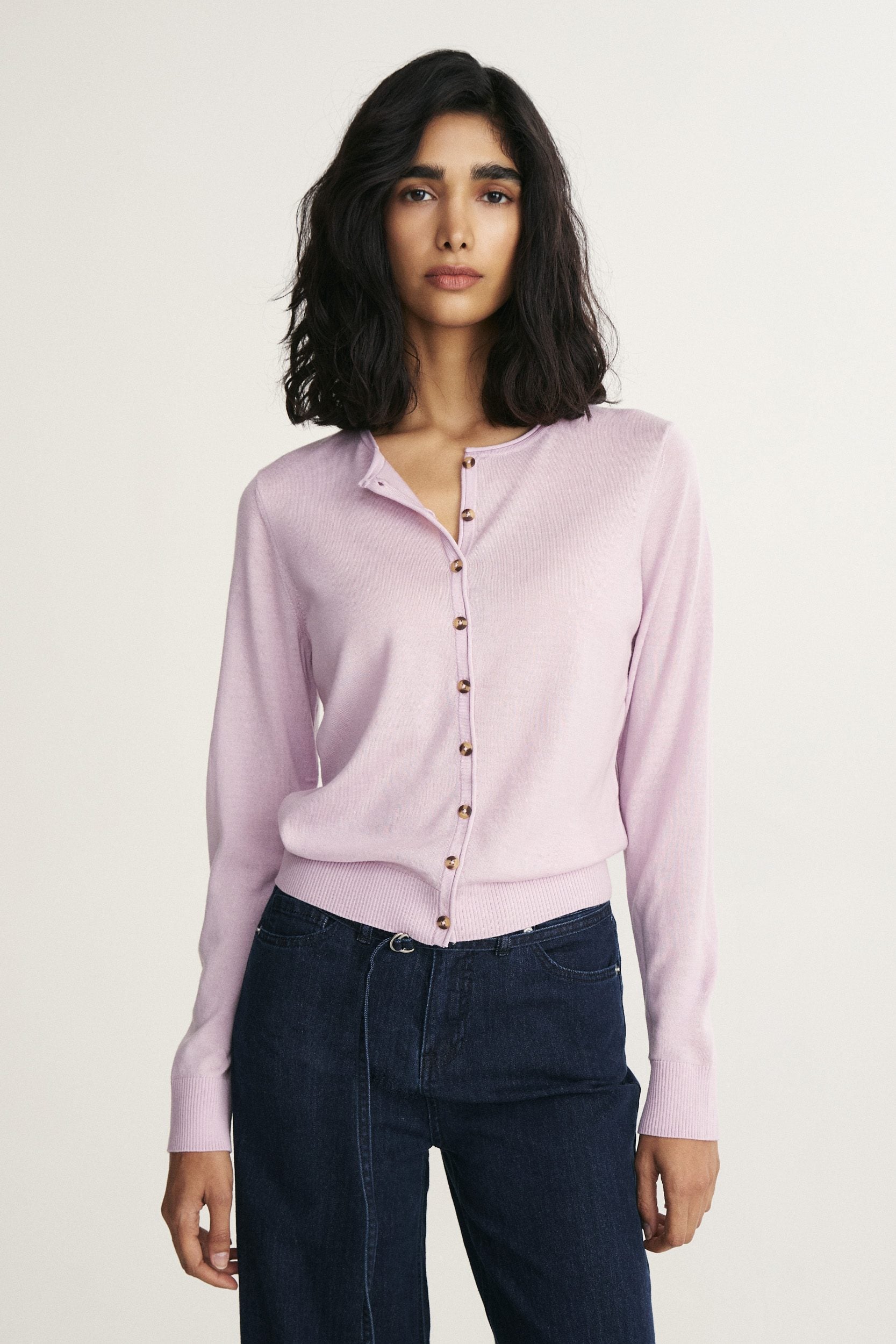 Merino wool cardigan