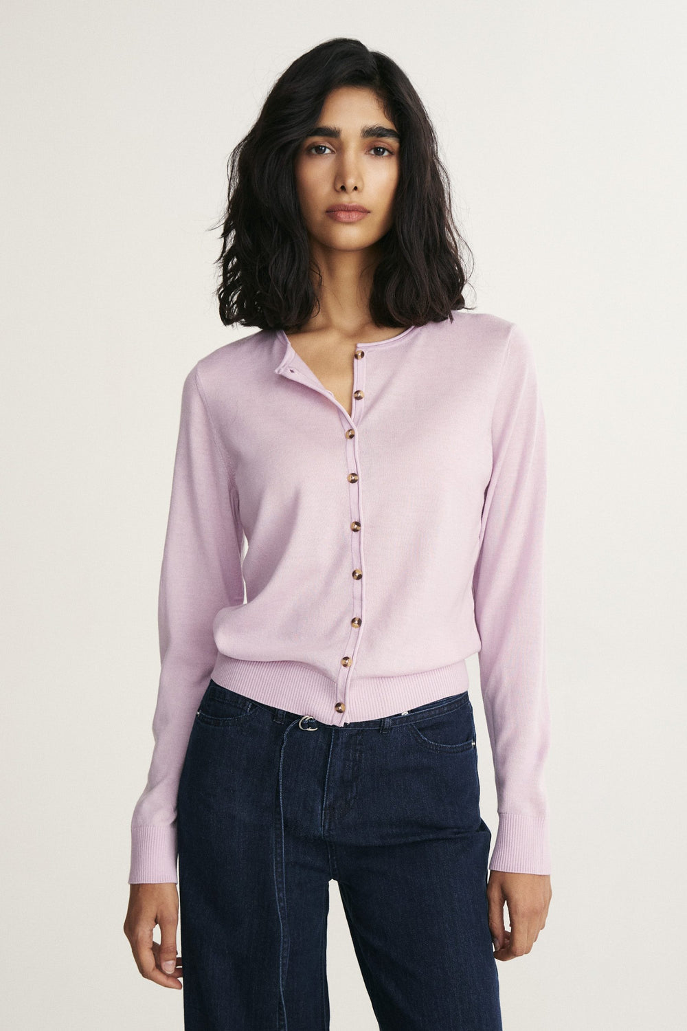 Merino wool cardigan