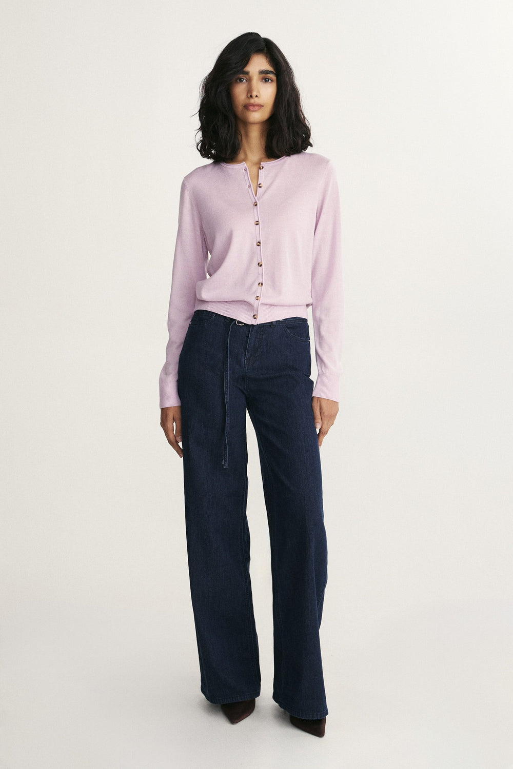 Merino wool cardigan