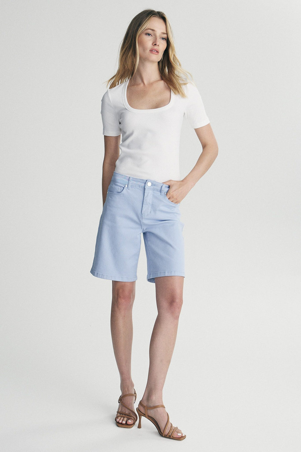 Short en denim
