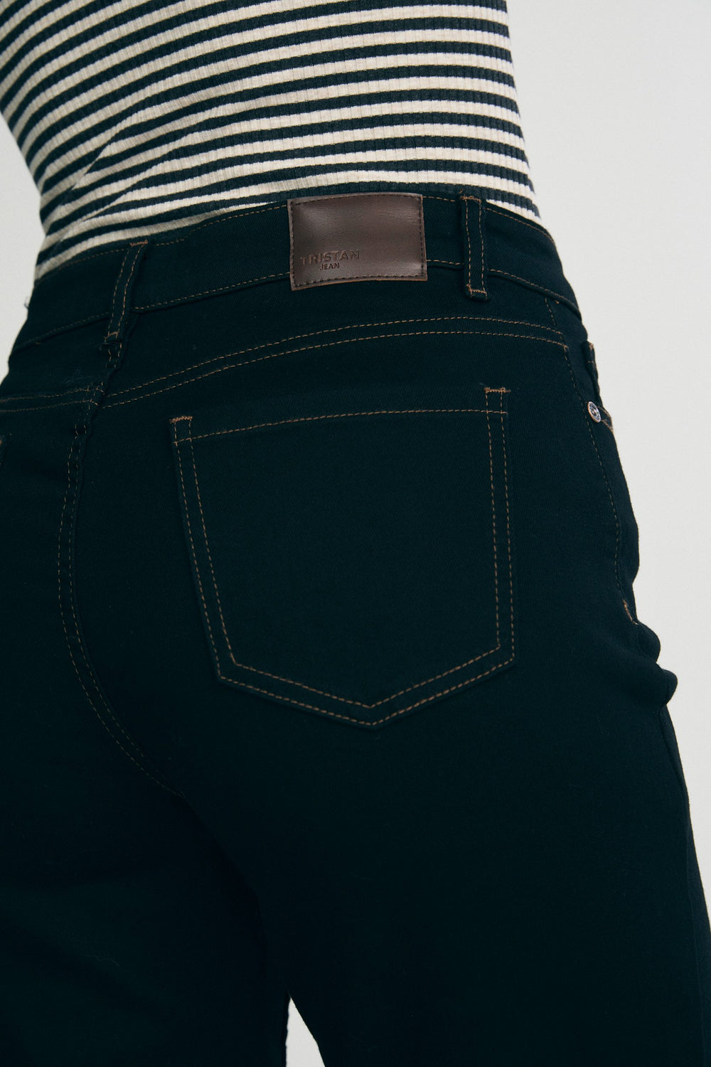 Jeans à revers large