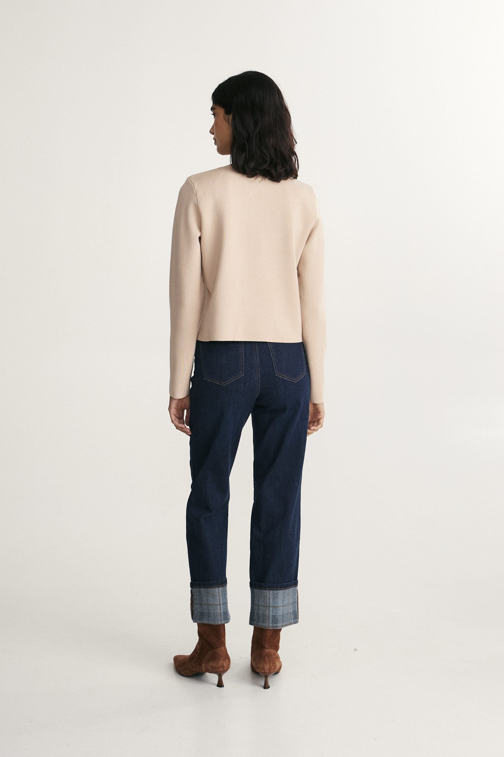 Urban Jean with printed large cuff