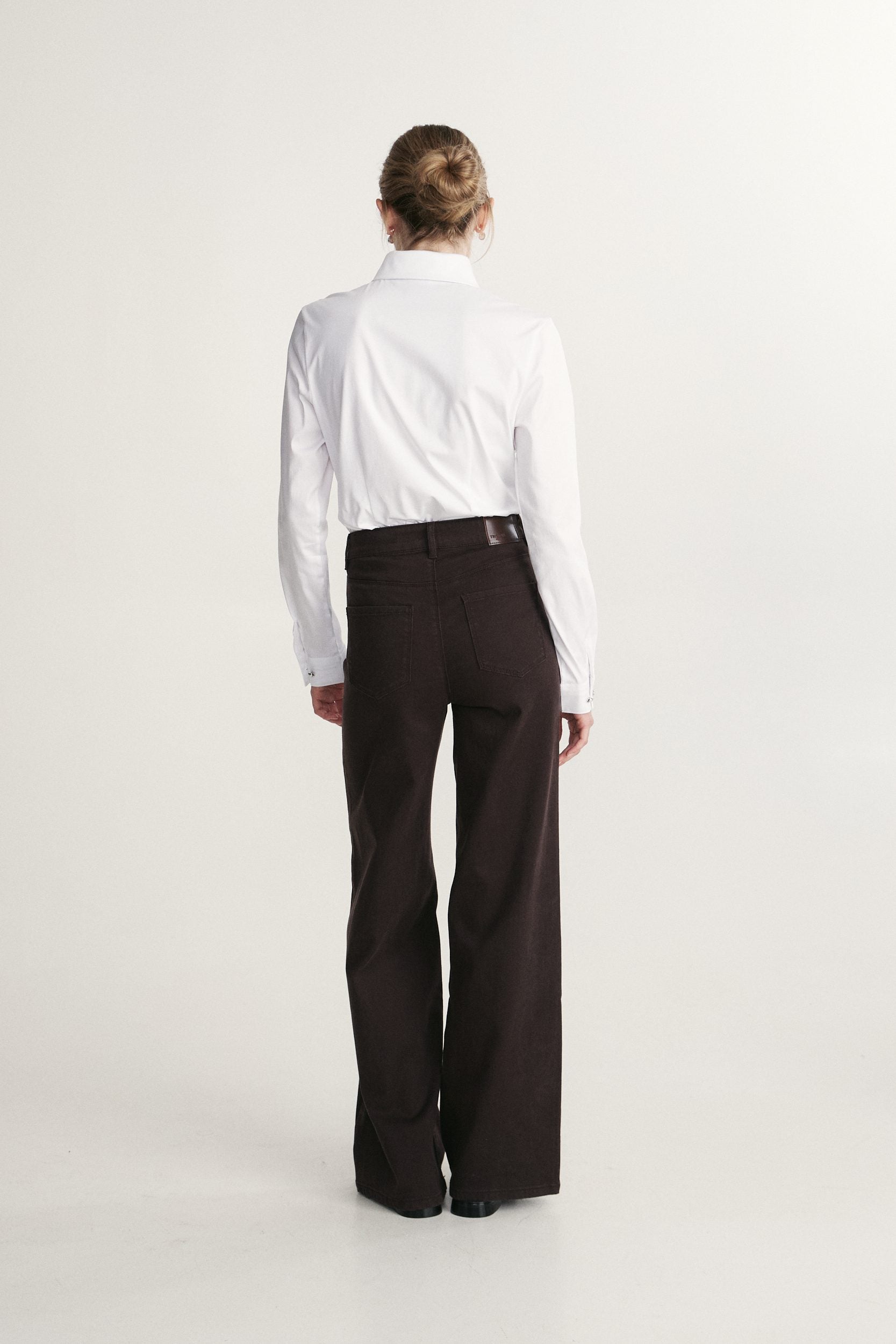 Jeans droit taille haute