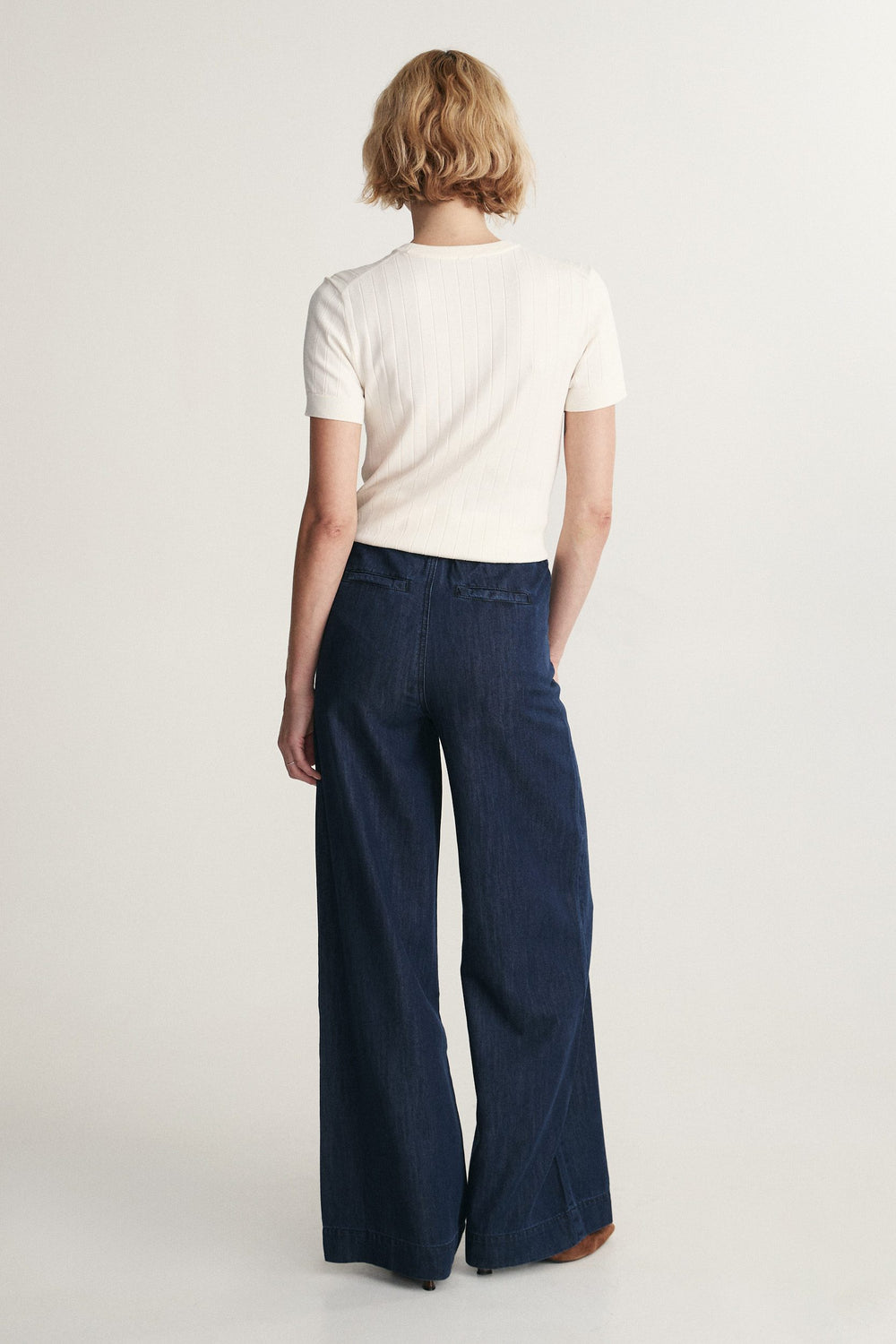 Jean fluide avec taille élastique