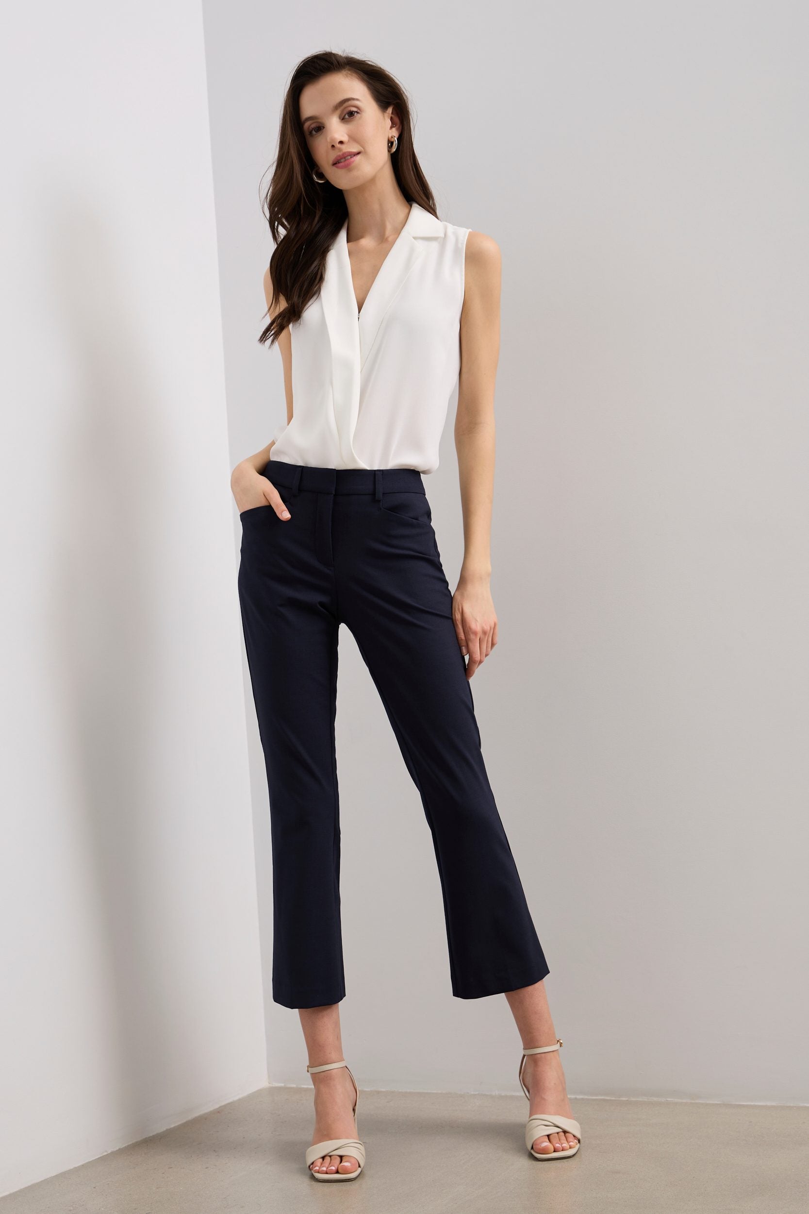 Pantalon urbain évasé