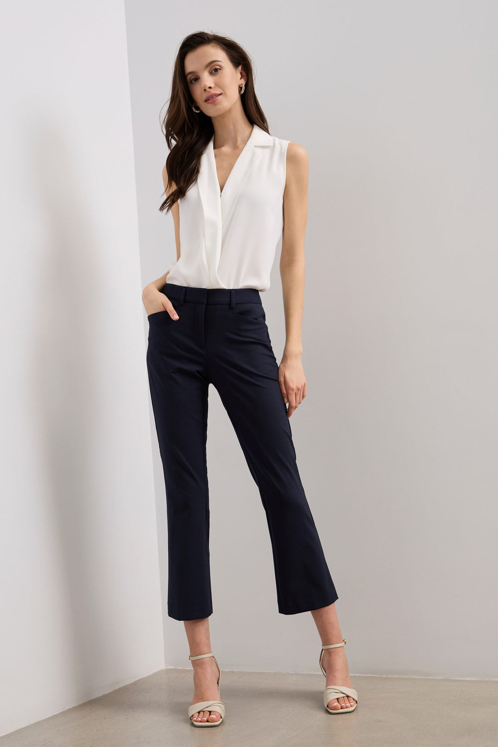 Pantalon urbain évasé