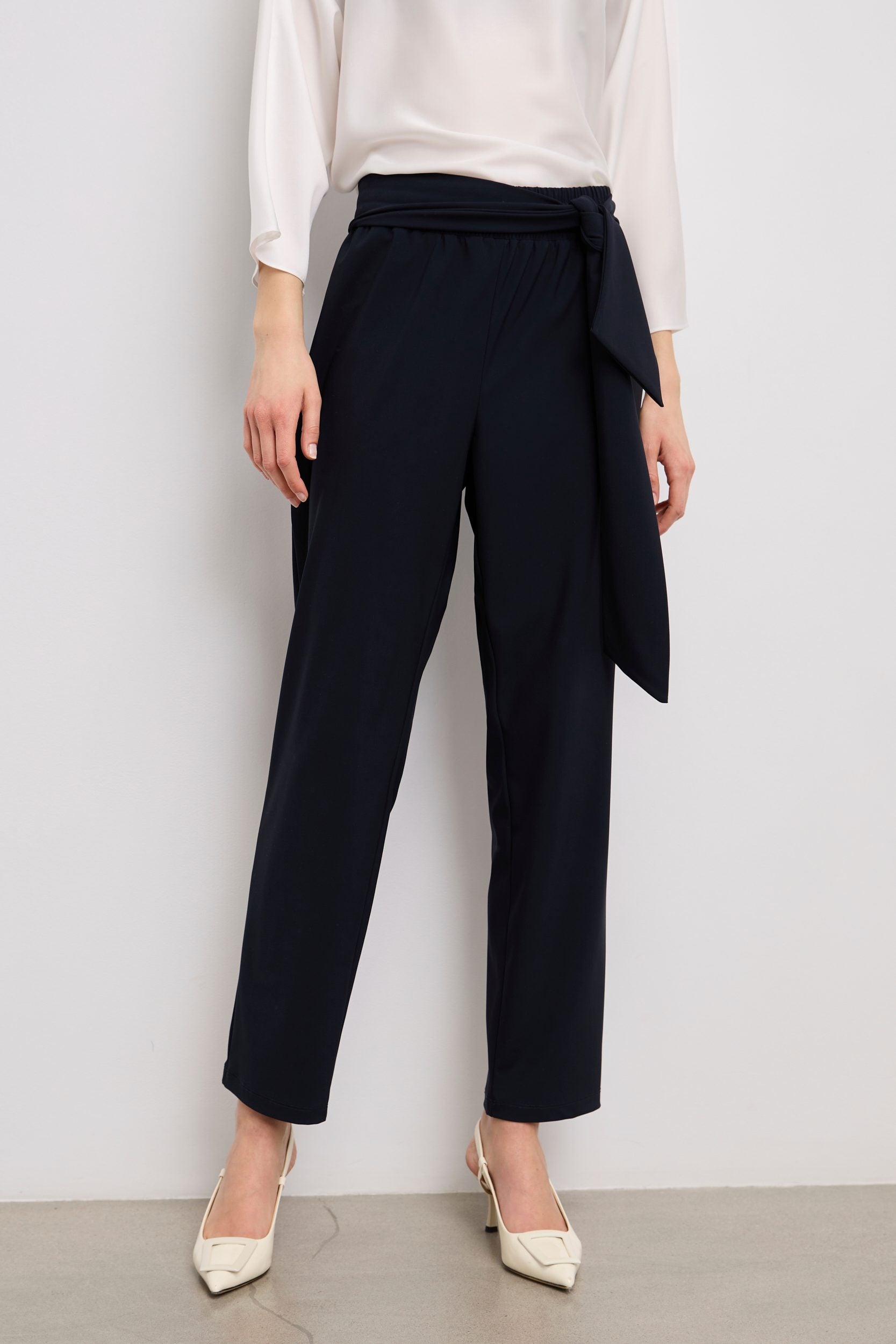 Pantalon Sport Chic à ceinture