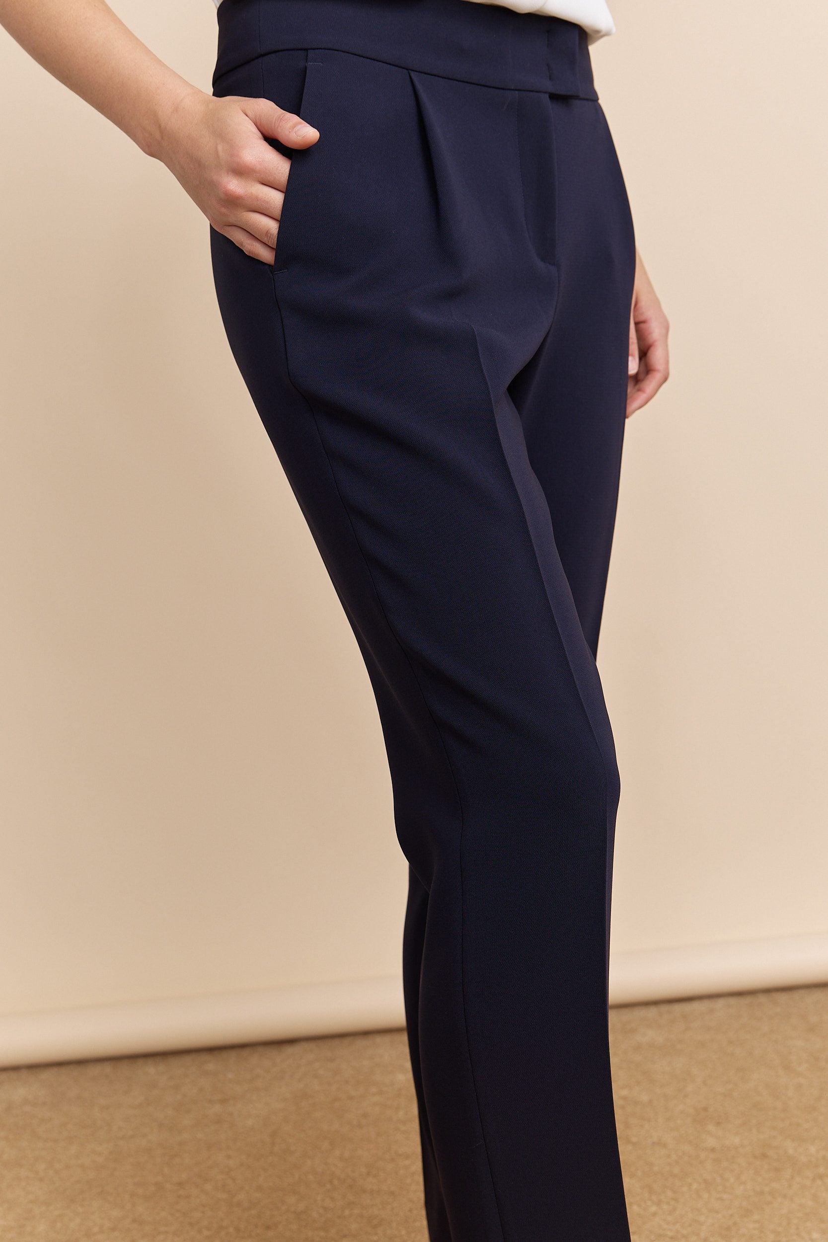 Pantalon à plis