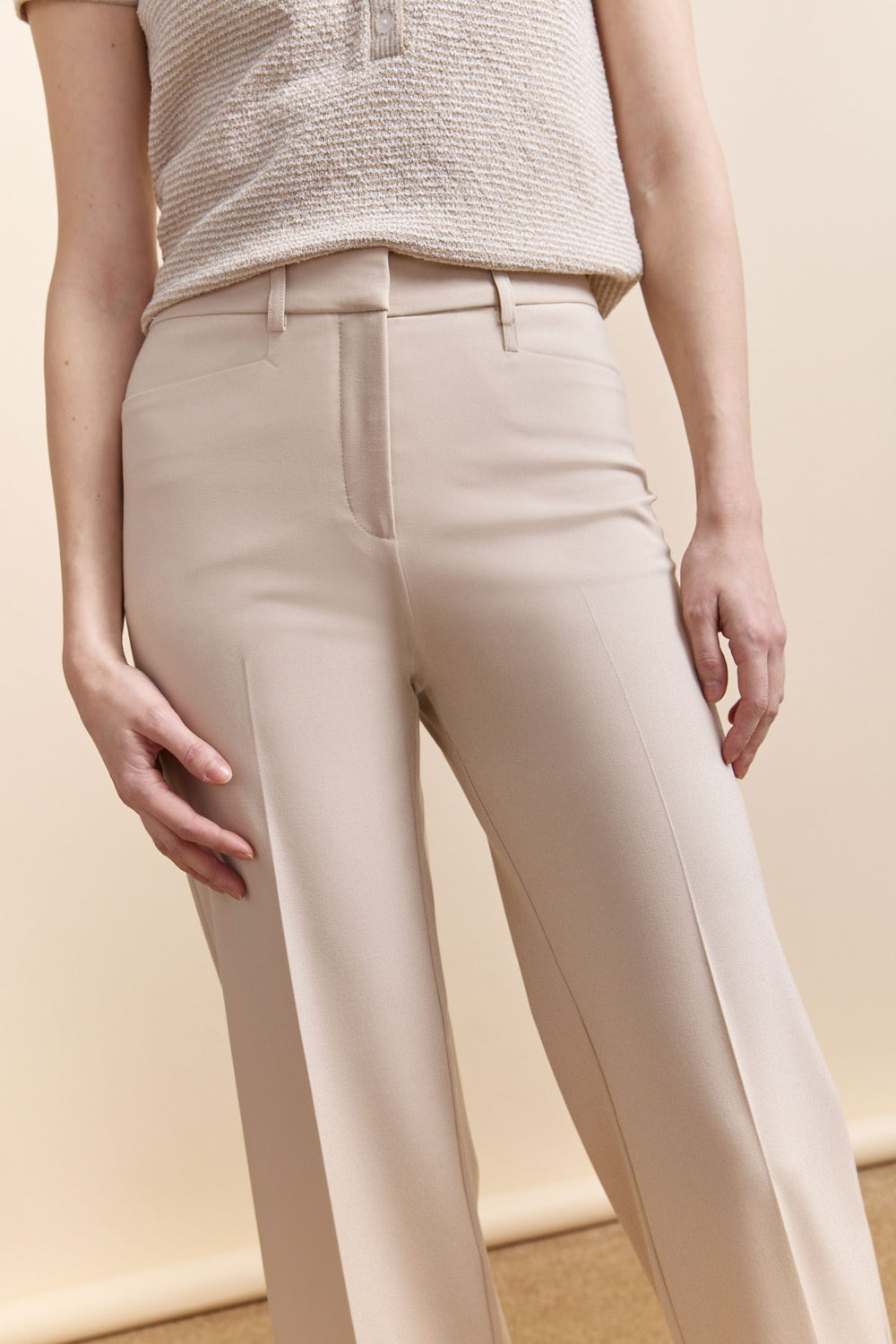 Pantalon à taille haute