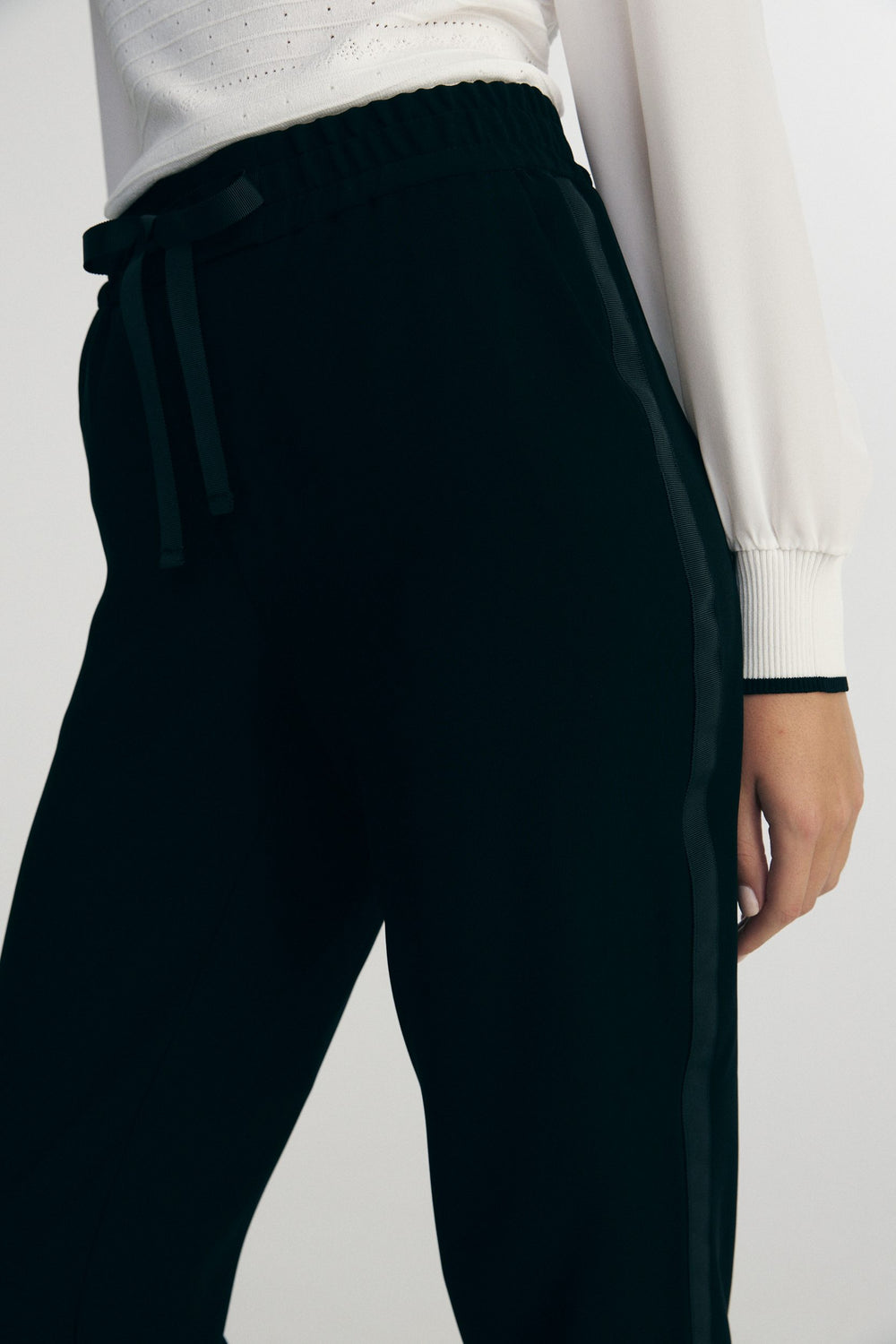 Pantalon décontracté avec ruban