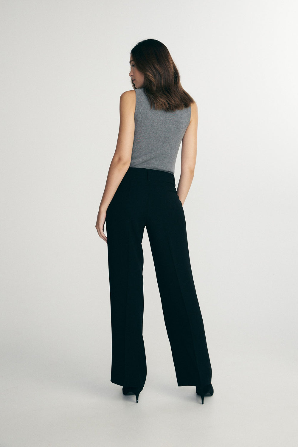 Pantalon à plis