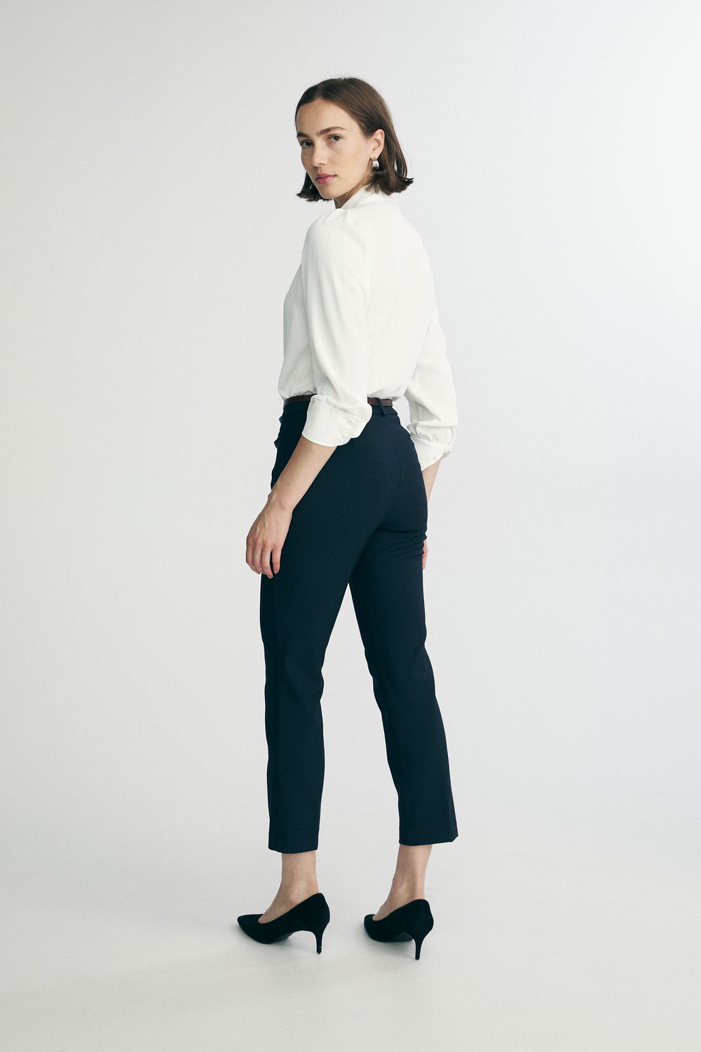 Straight cropped pant