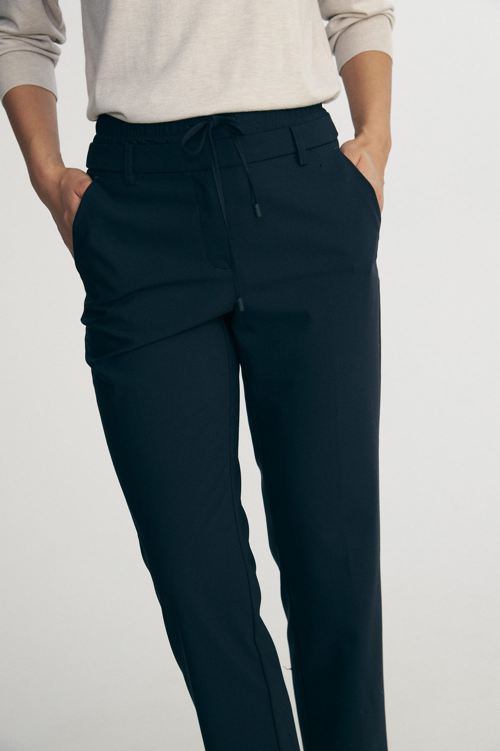 Pantalon à double ceinture