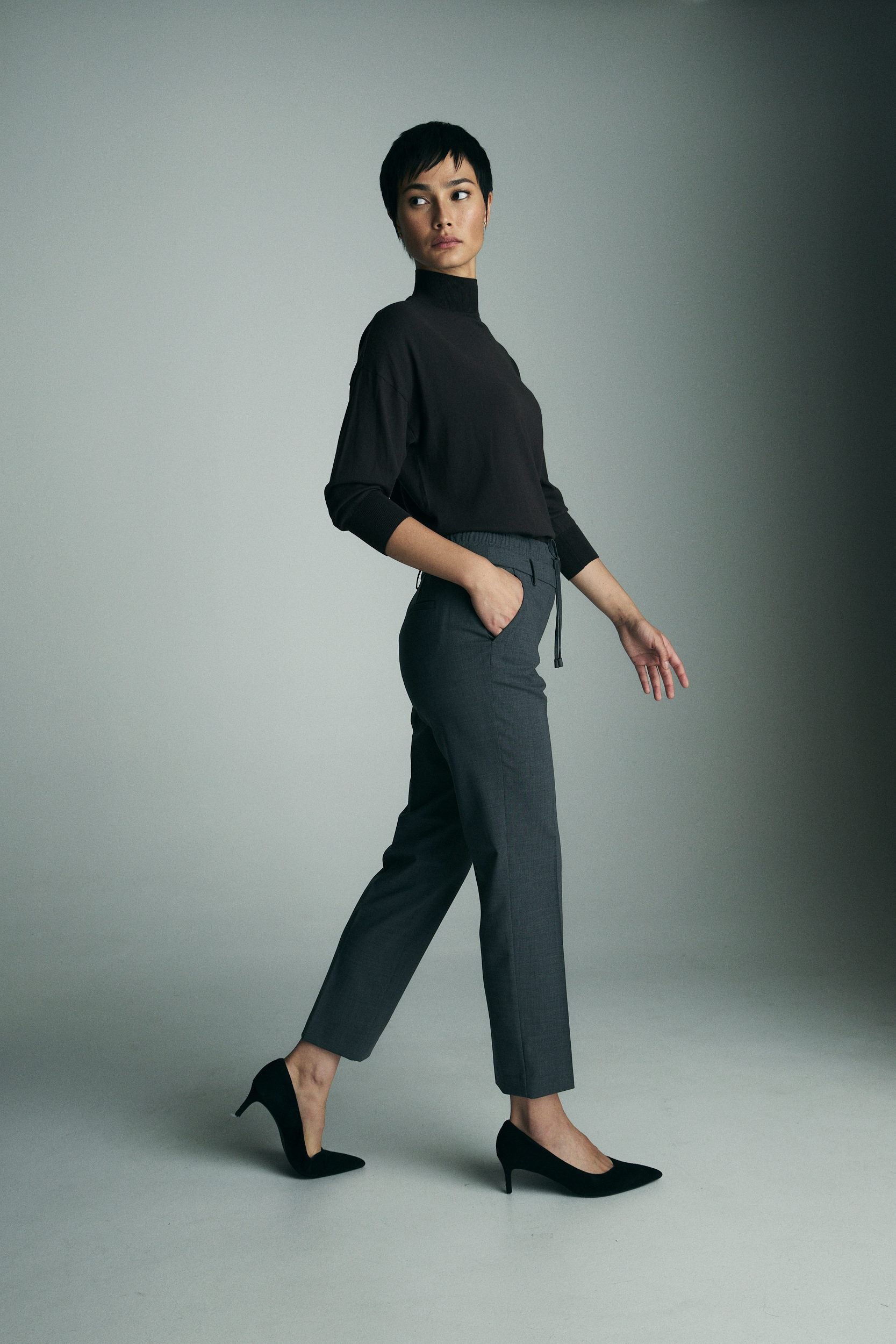 Pantalon à double ceinture