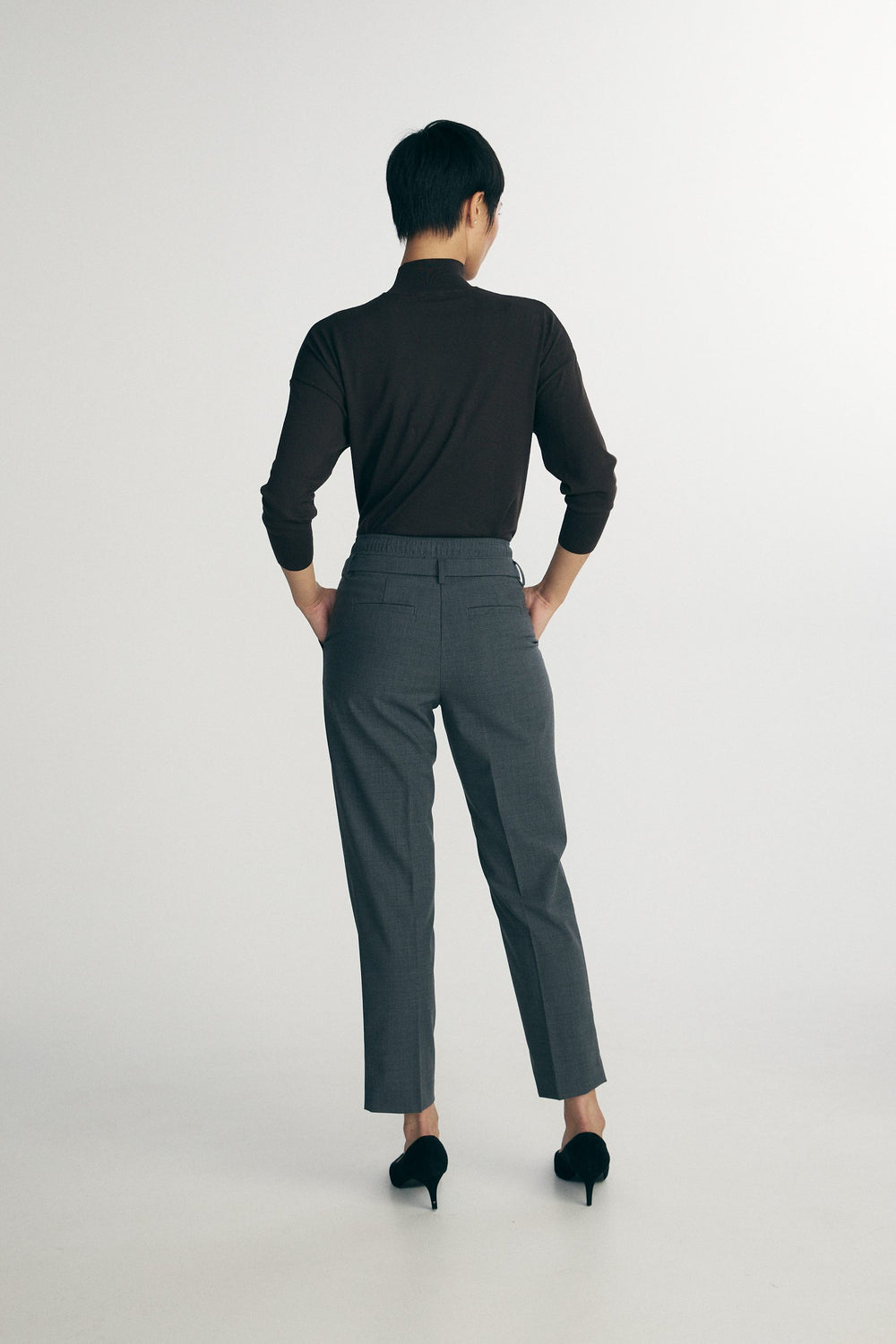 Pantalon à double ceinture