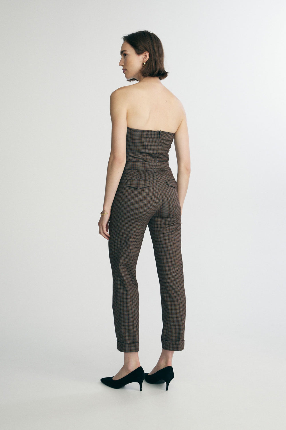 Pantalon extensible à taille élastique
